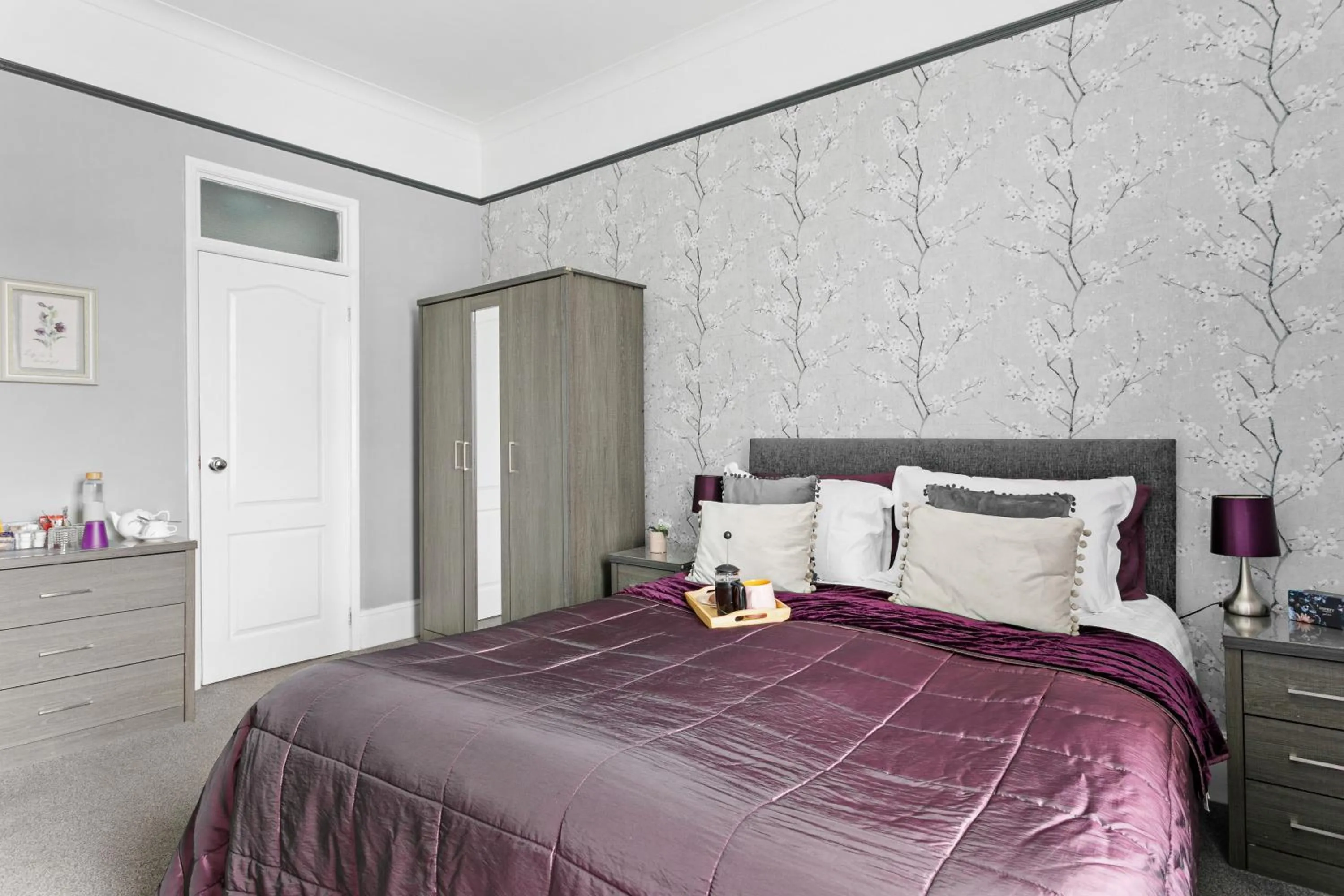 Bed in Cherwood Guest House