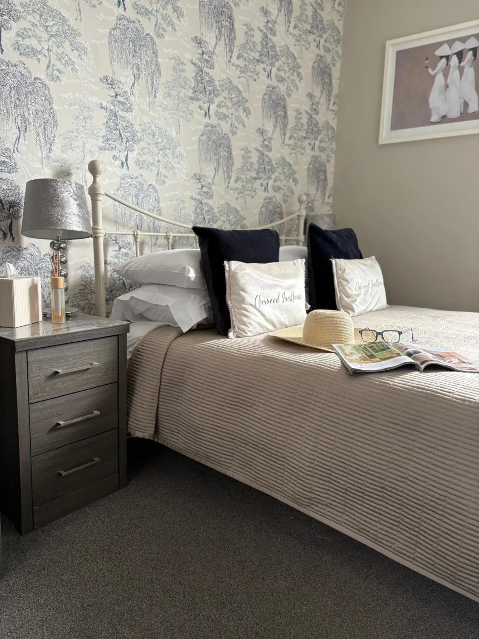 Bed in Cherwood Guest House