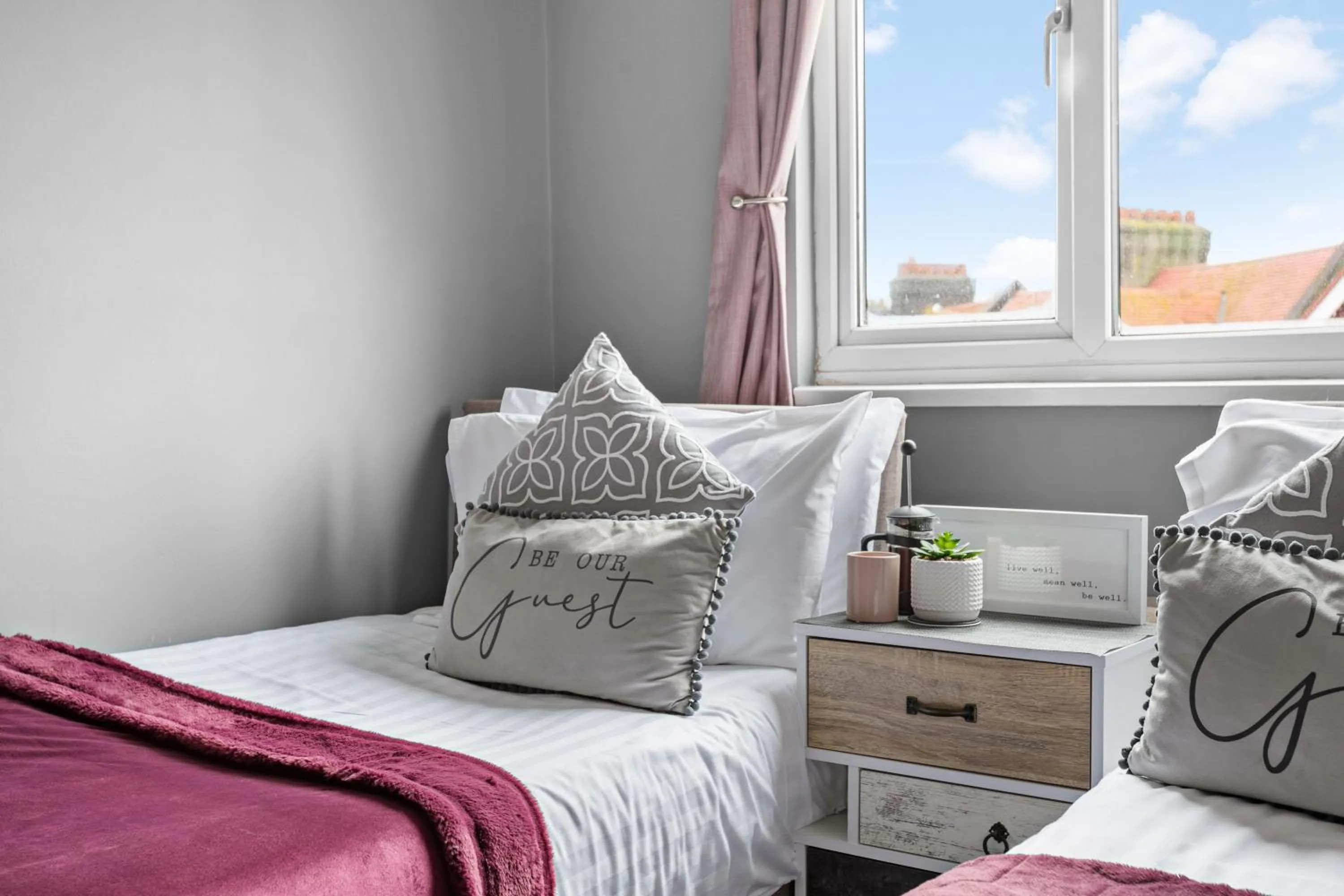 Bed in Cherwood Guest House