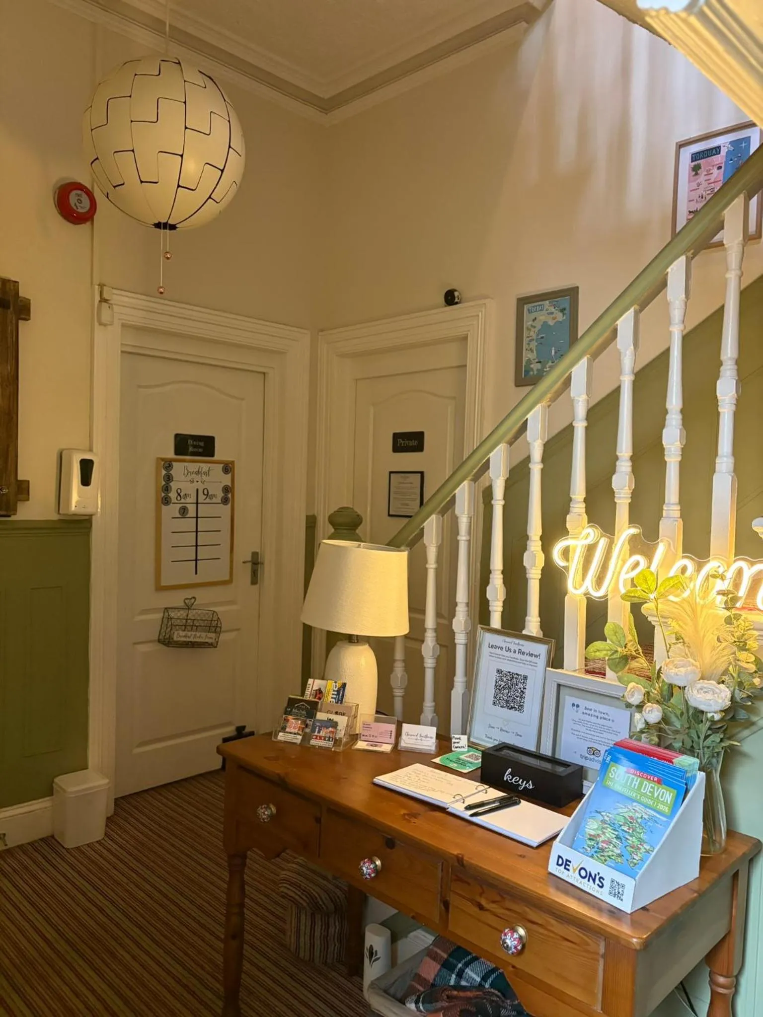 Lobby or reception in Cherwood Guest House