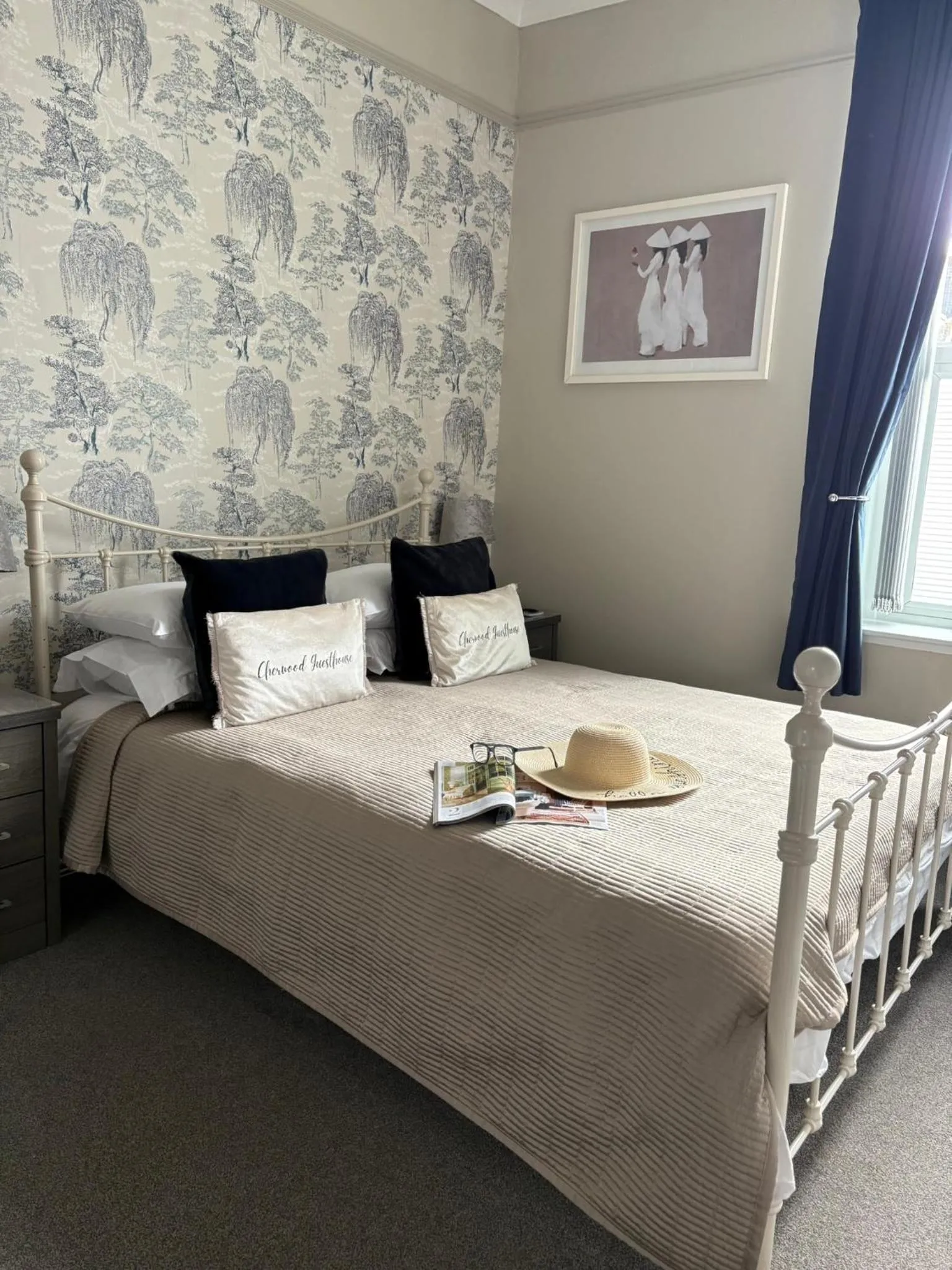 Bed in Cherwood Guest House