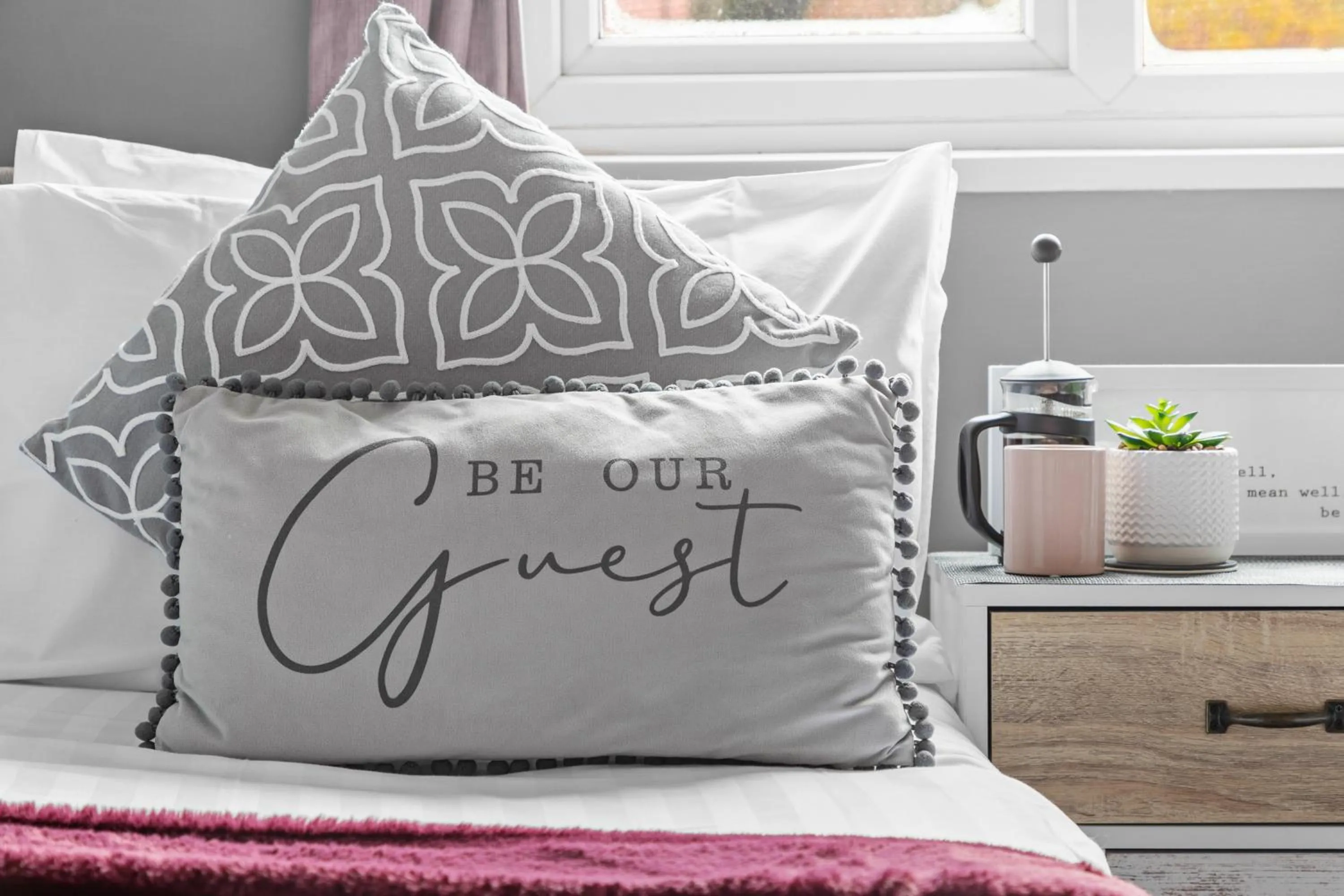 Bed in Cherwood Guest House