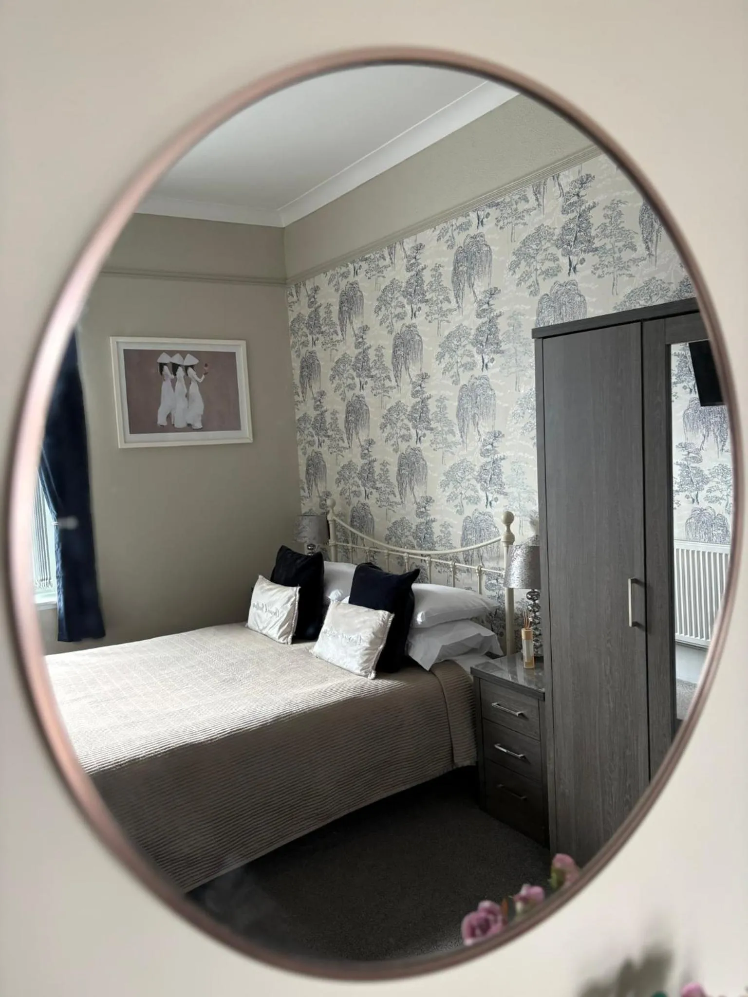 Bed in Cherwood Guest House