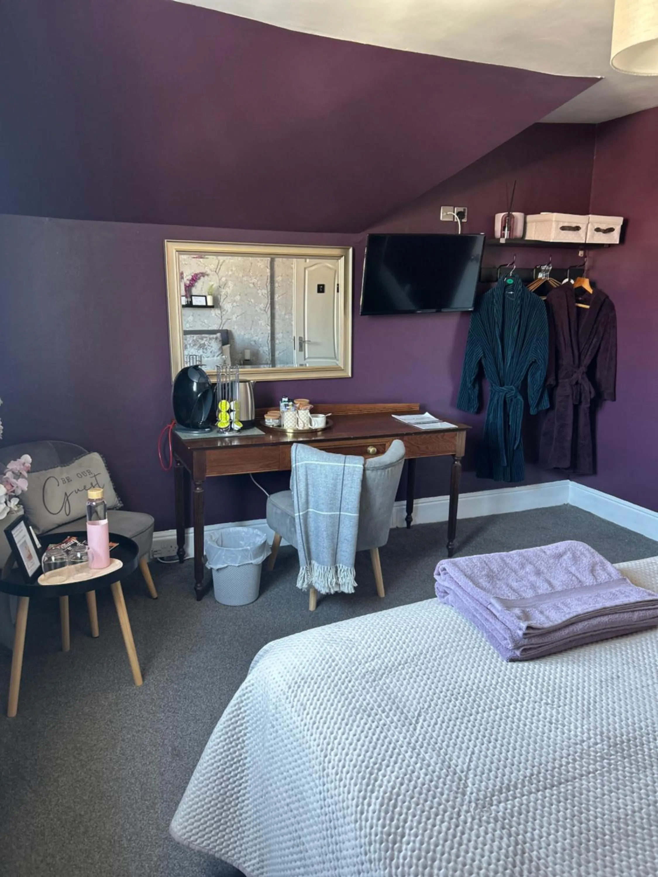 Bed in Cherwood Guest House