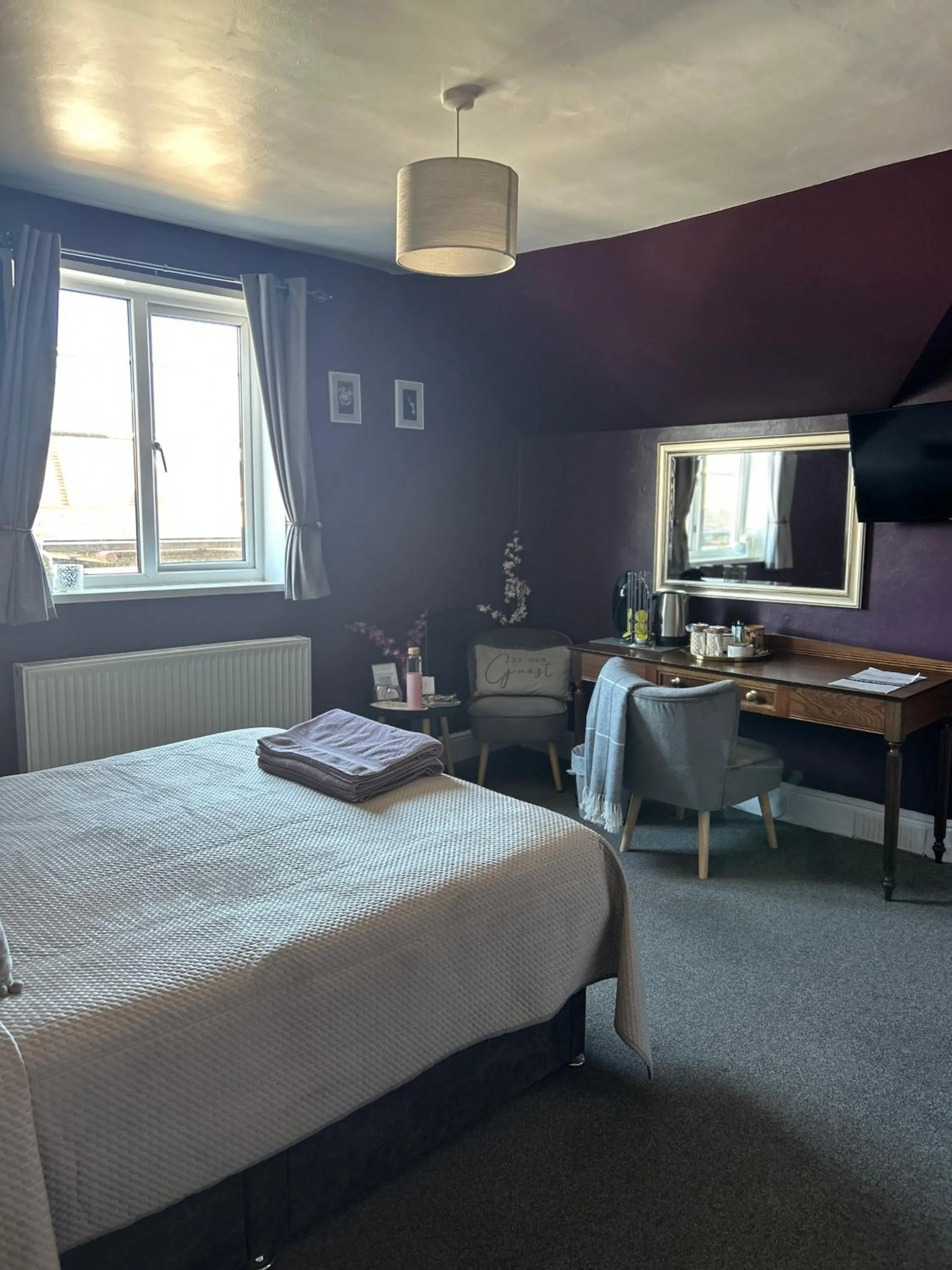 Bed in Cherwood Guest House