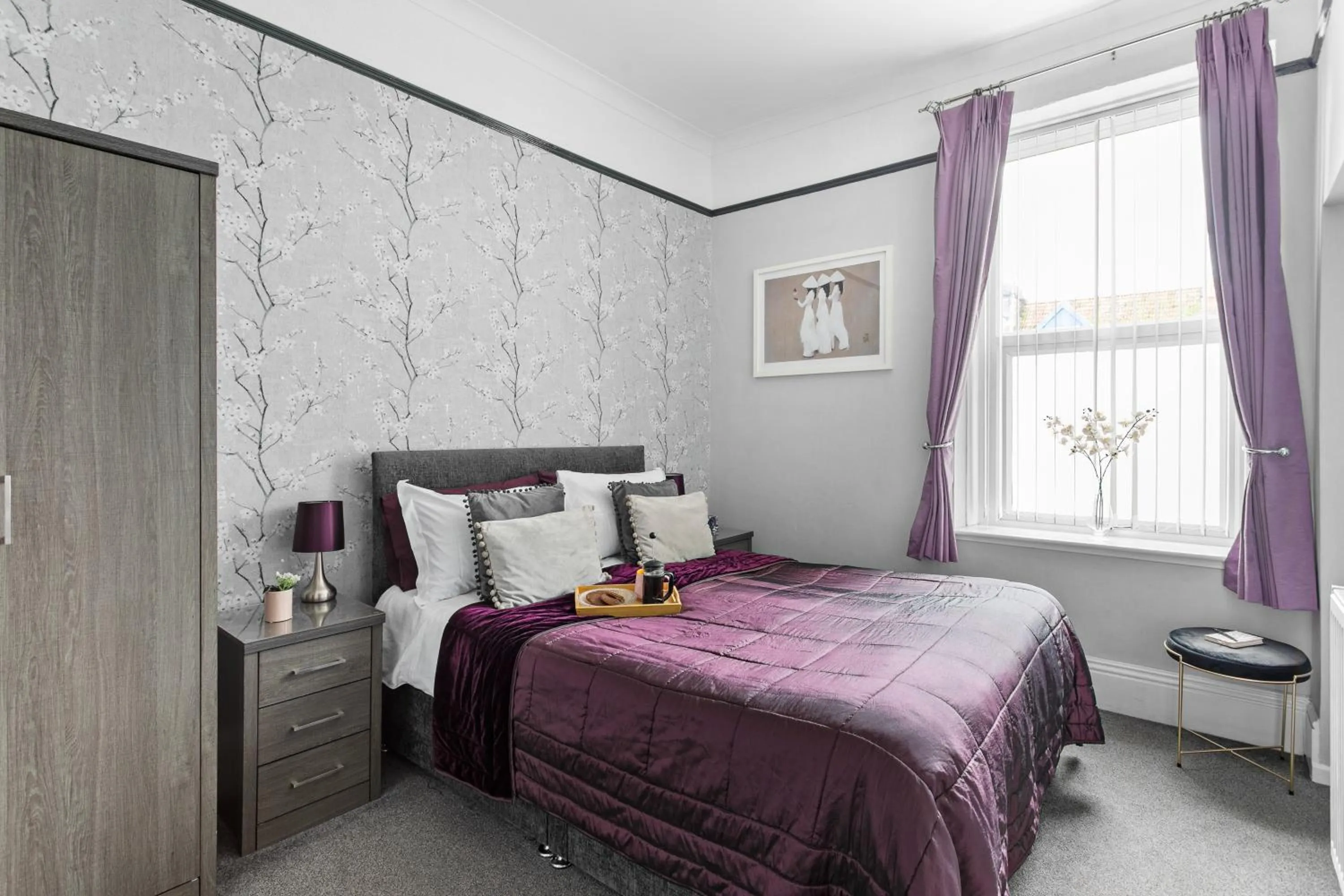 Bed in Cherwood Guest House