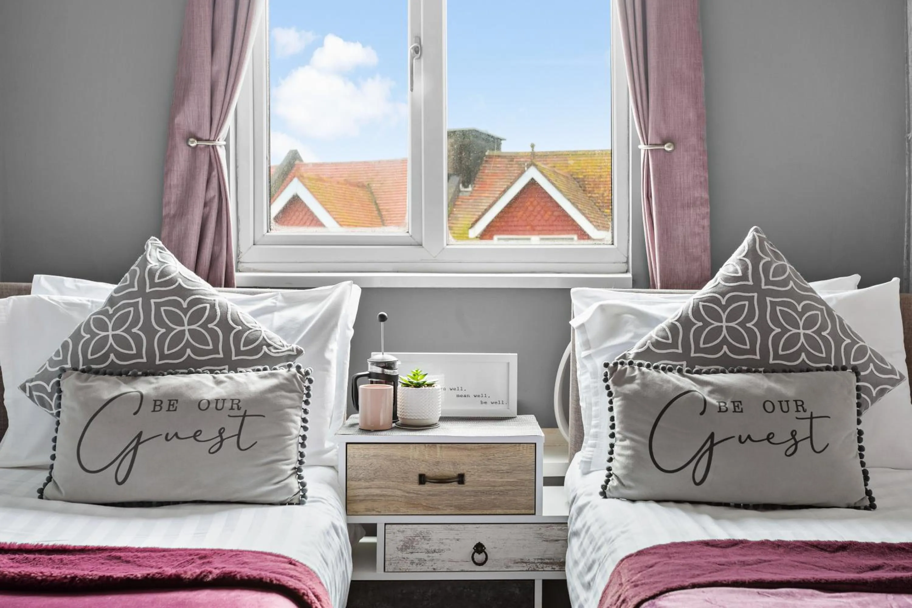 Bed in Cherwood Guest House