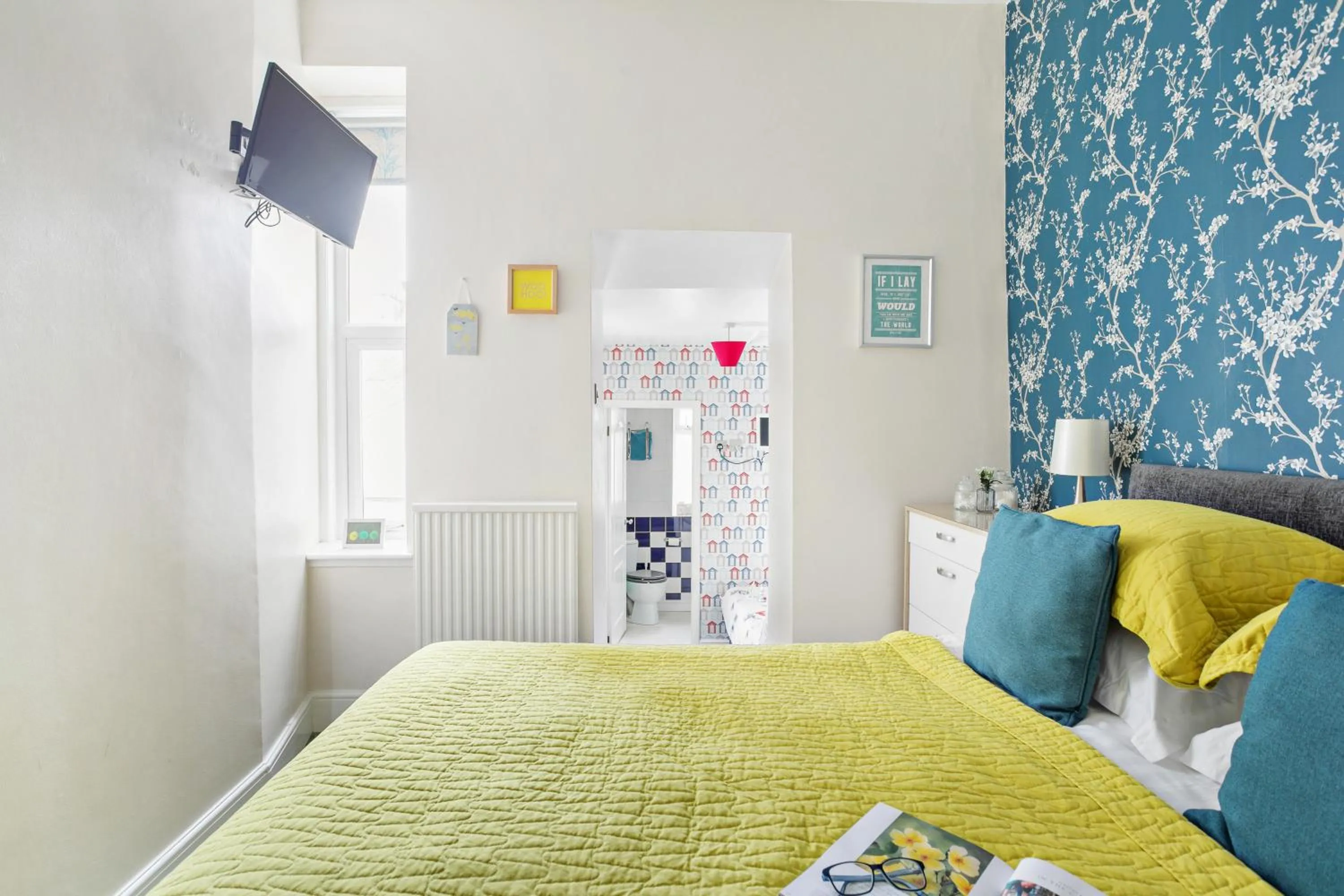 Bed in Cherwood Guest House