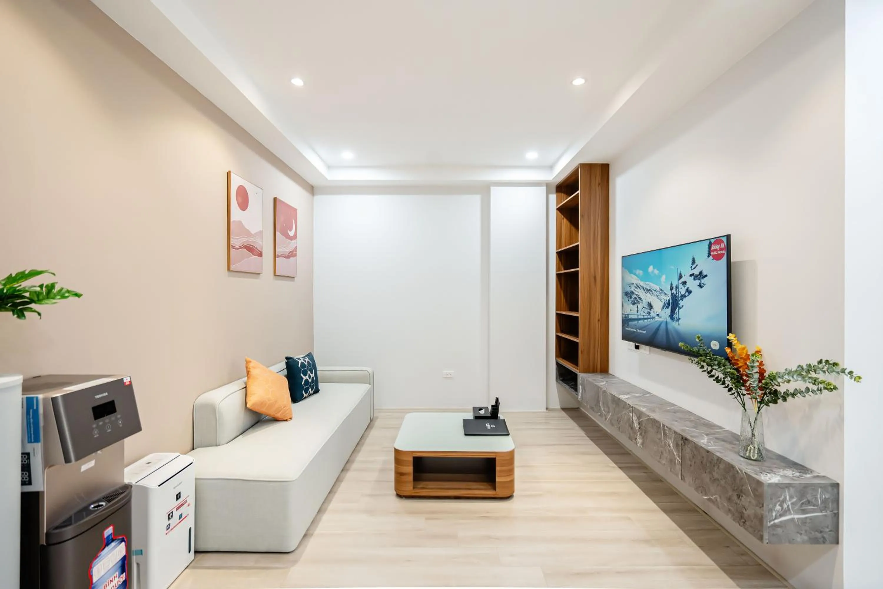 Living room in FLESTA Núi Trúc