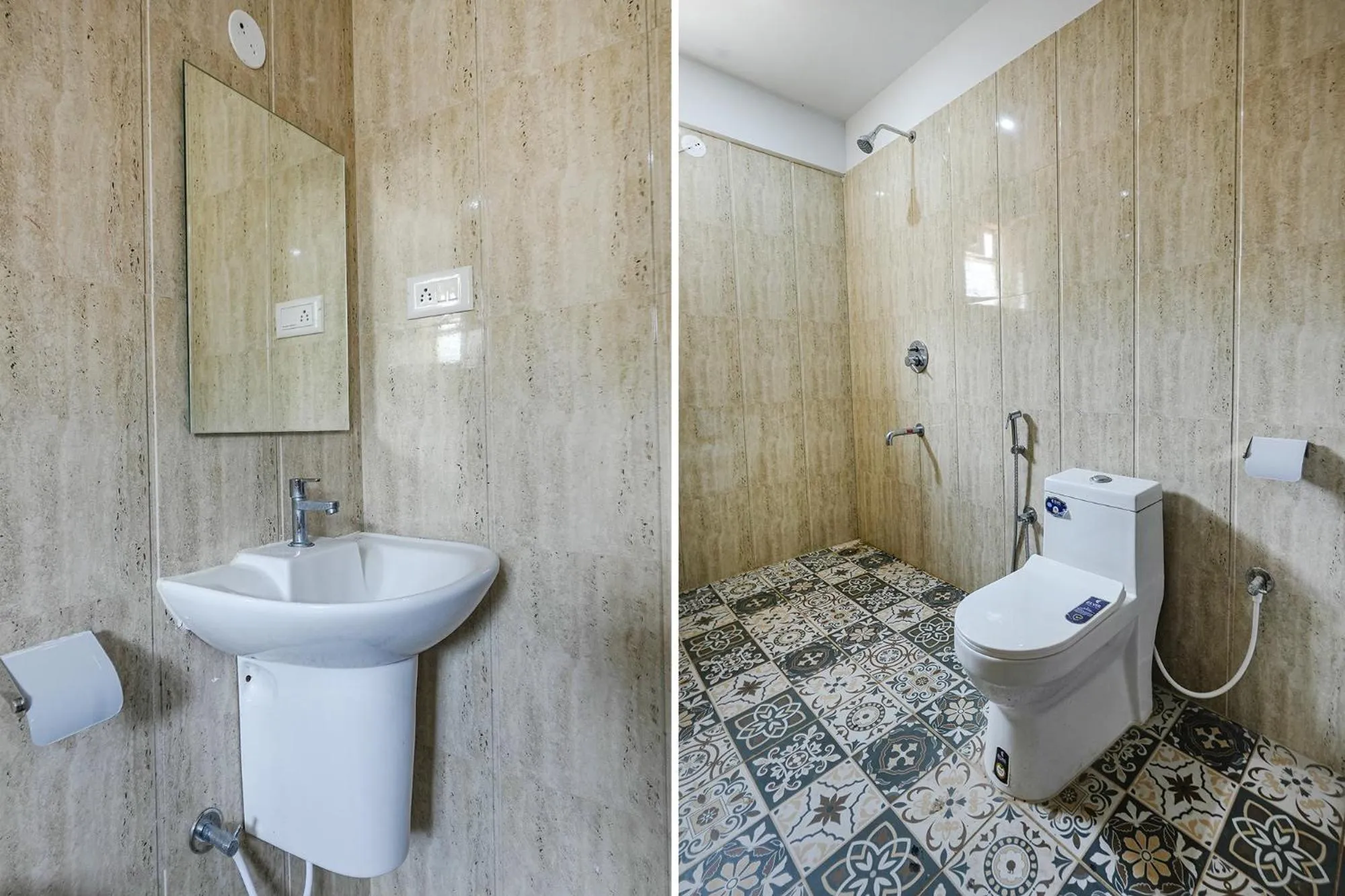 Bathroom in FabHotel Tree Suites - Nr Reva University