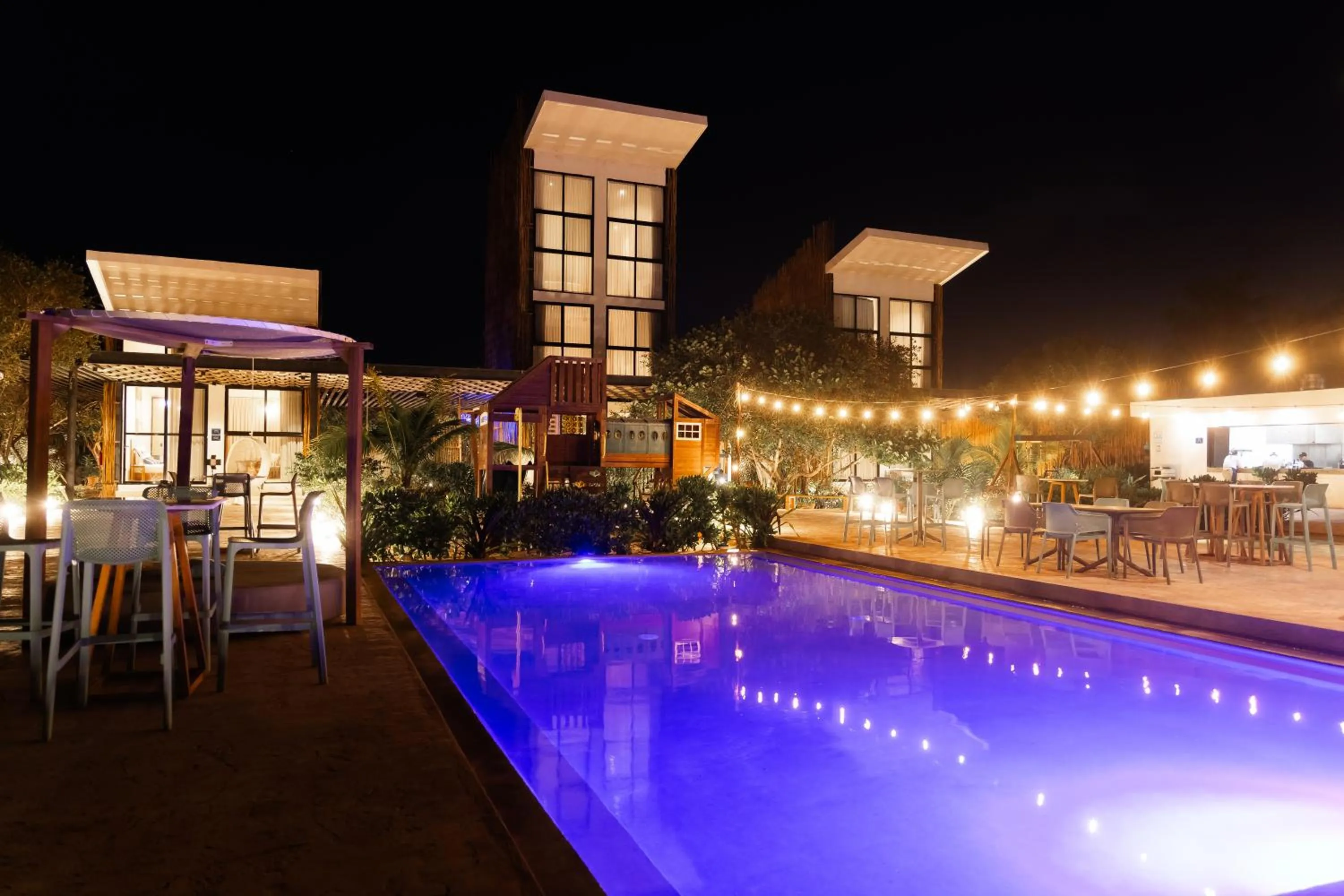 Night in Totem Beach Club - Celestun