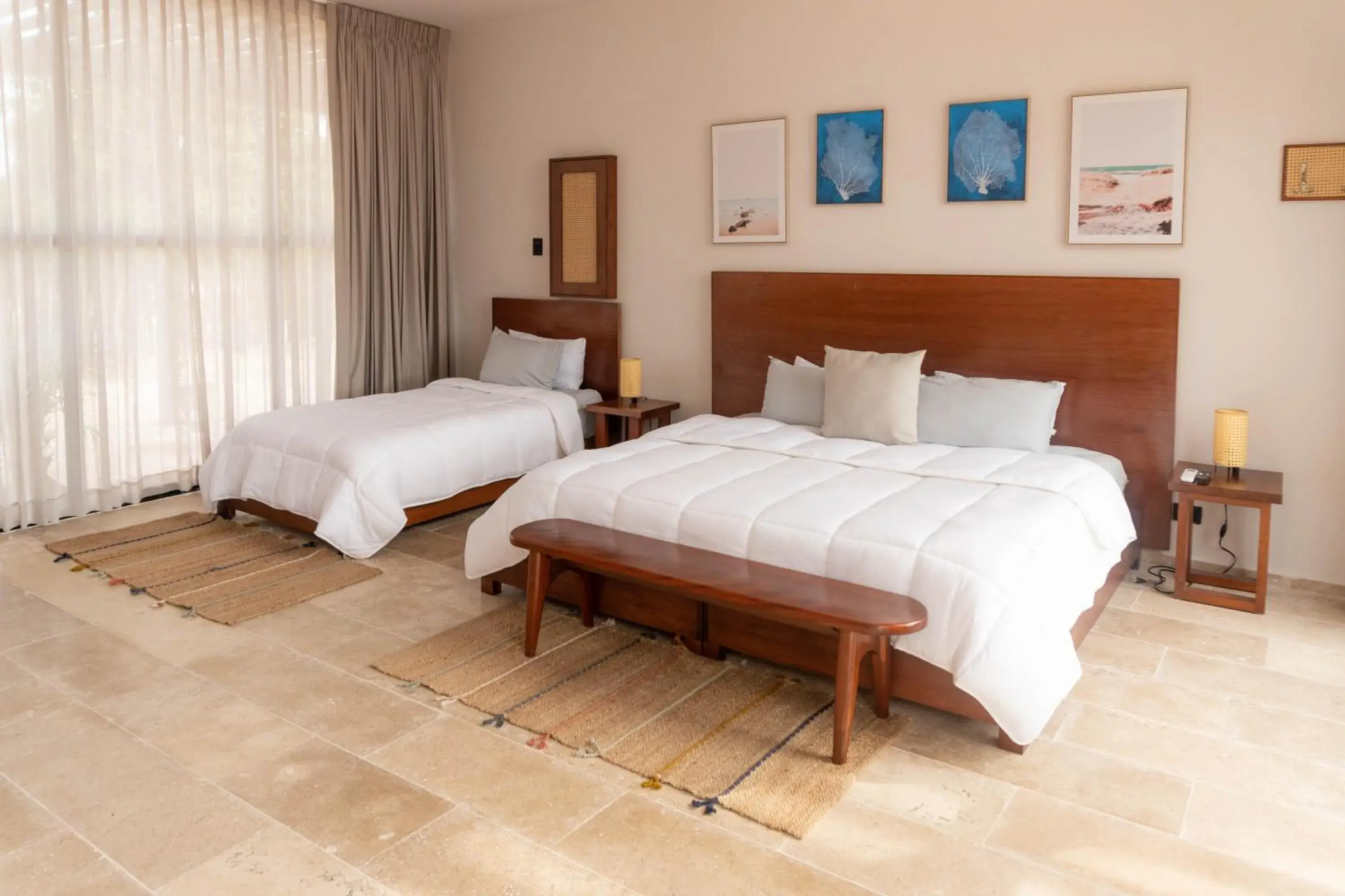 Deluxe Twin Room with Sea View in Totem Beach Club - Celestun Deluxe Twin Room with Sea View in Totem Beach Club - Celestun