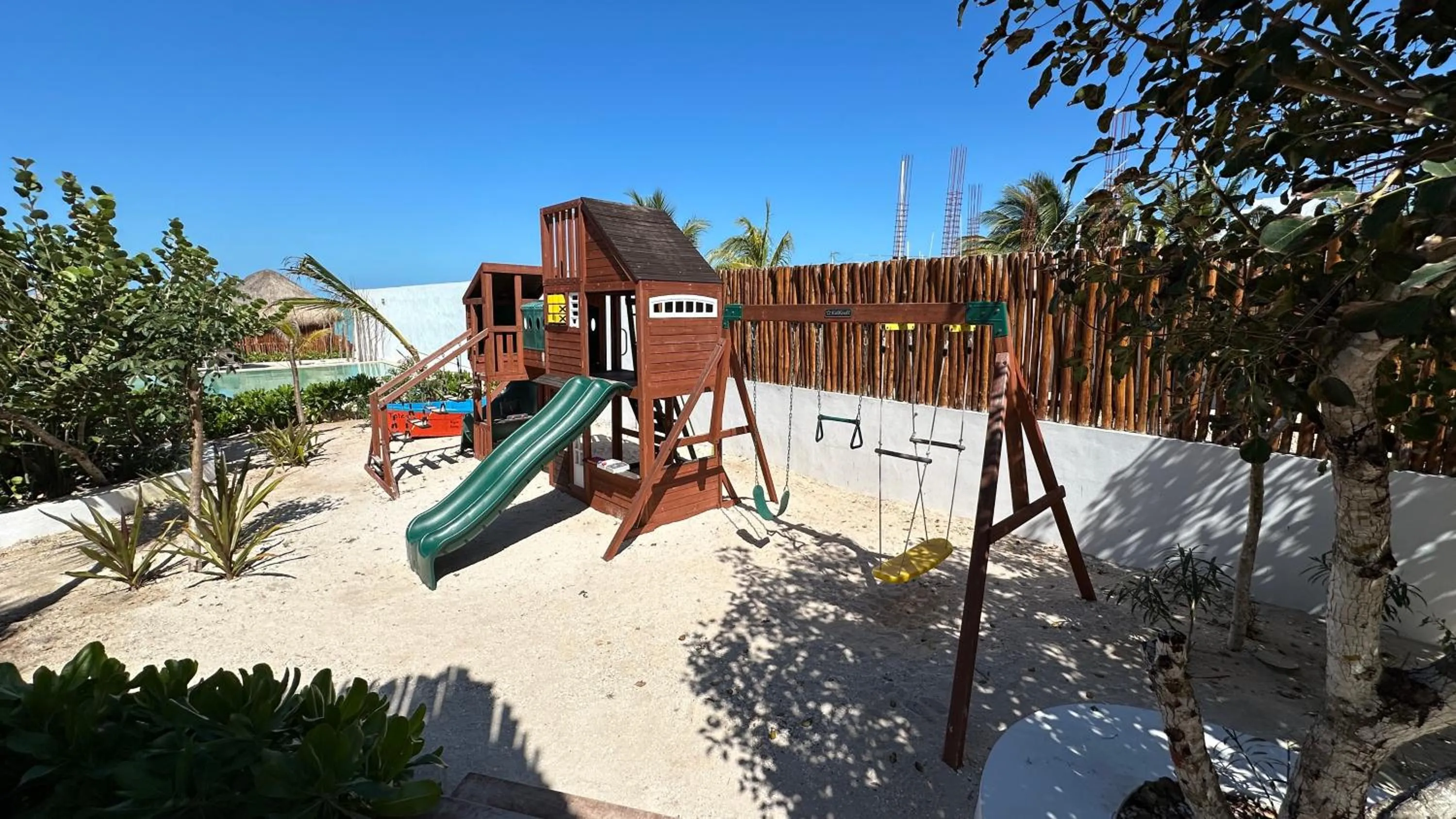 children in Totem Beach Club - Celestun