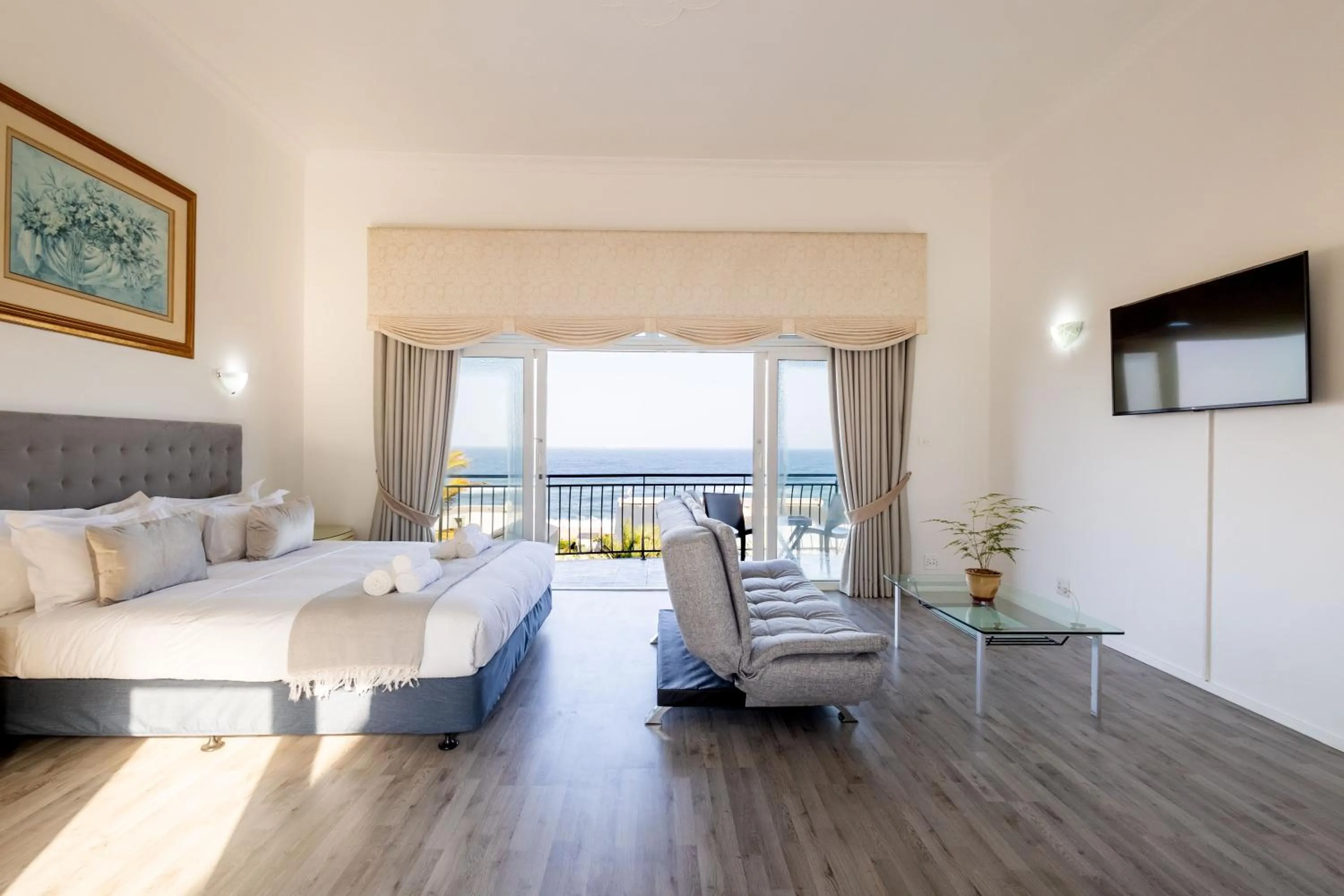 Bed in Self-Catering at Ocean Breeze