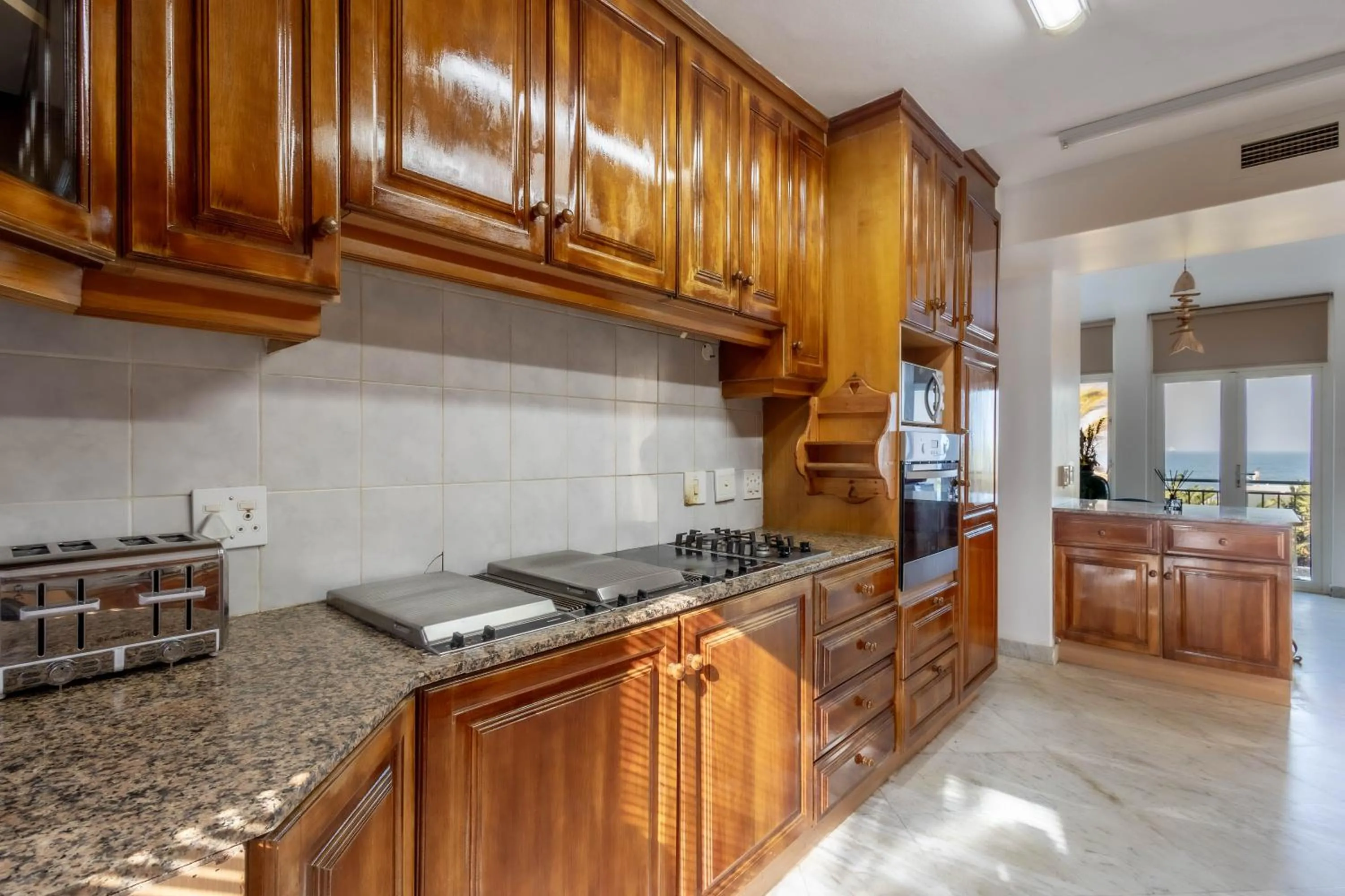 kitchen in Self-Catering at Ocean Breeze