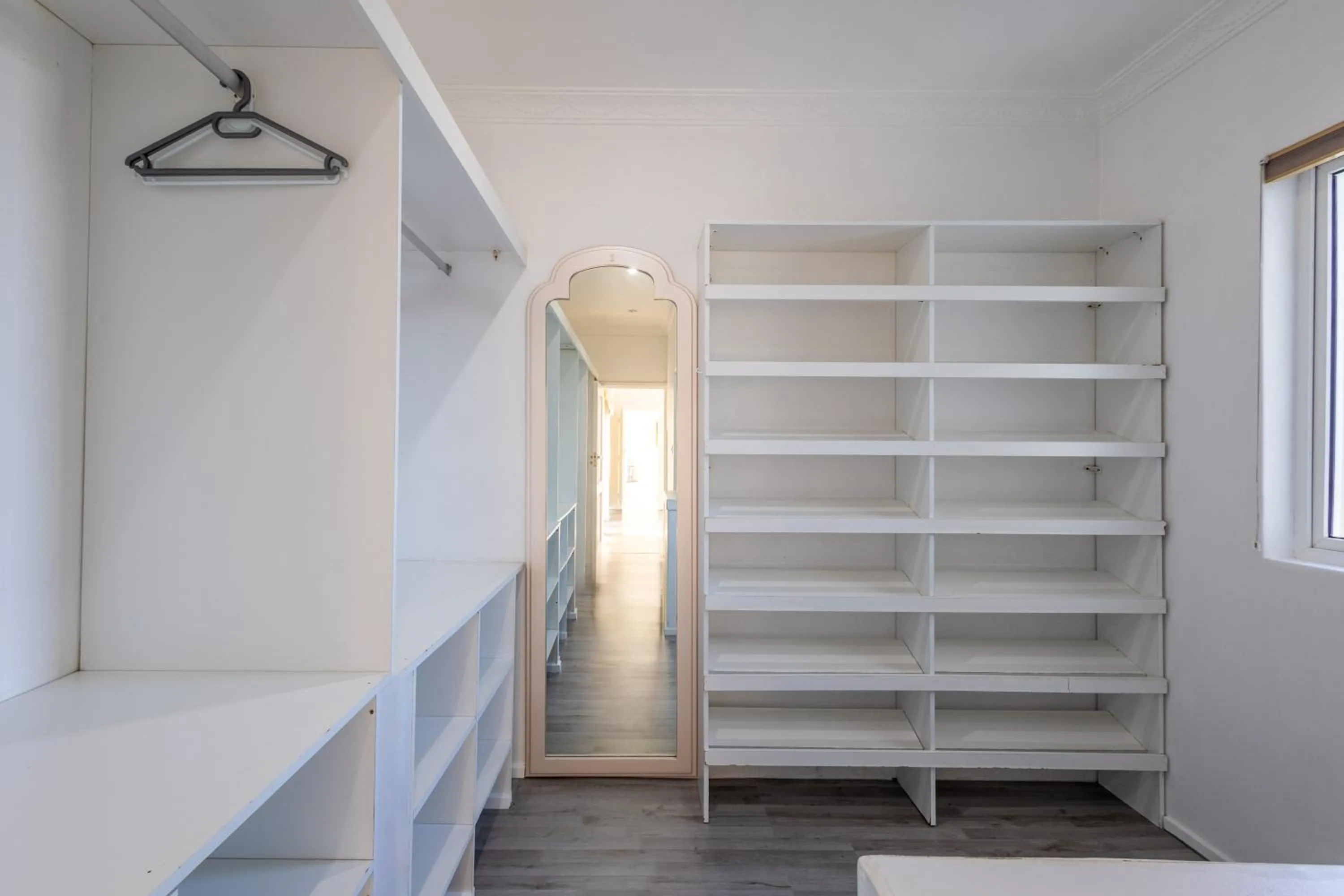 wardrobe, Bed in Self-Catering at Ocean Breeze