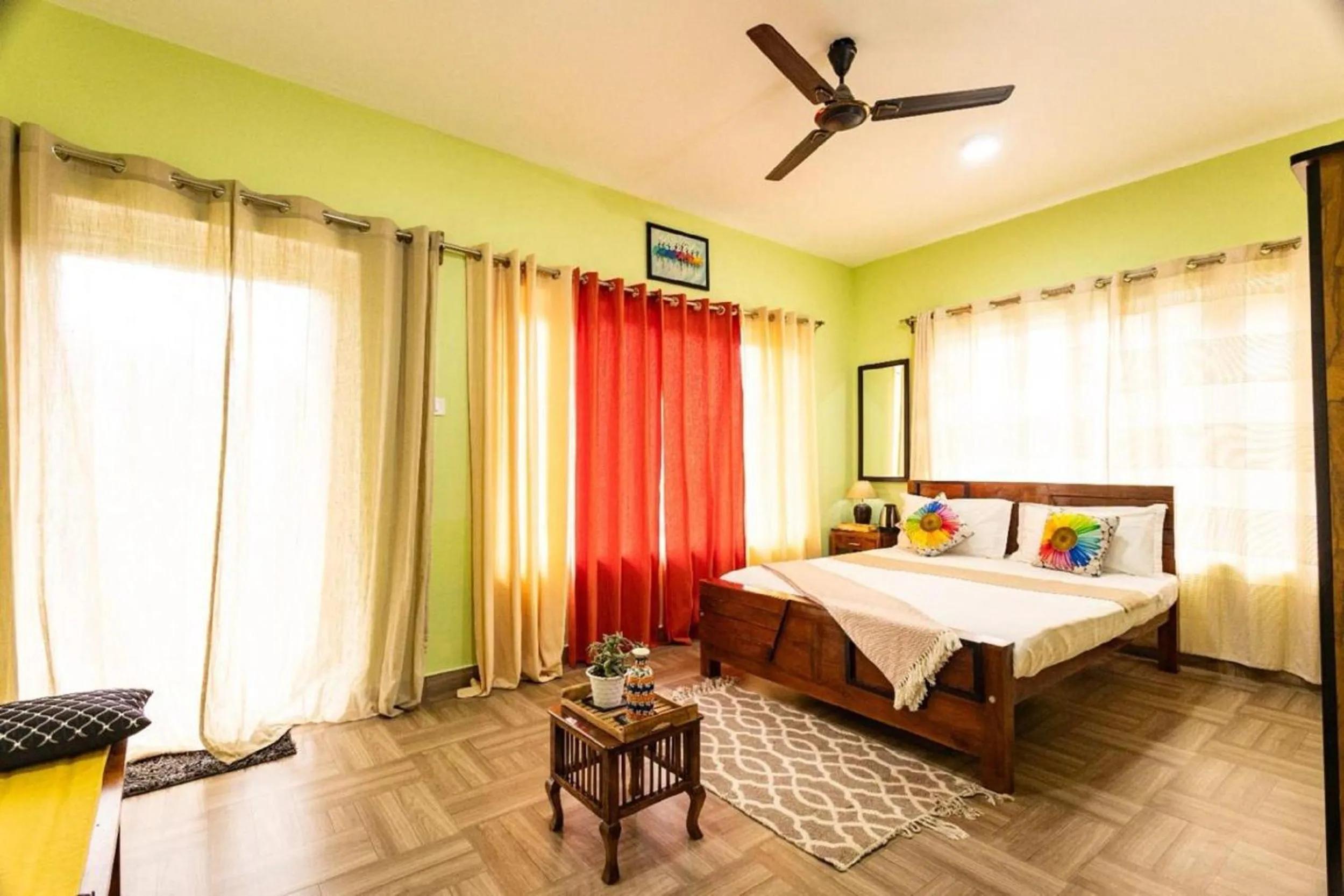 Bed in Moonlight Chillers By LexStays