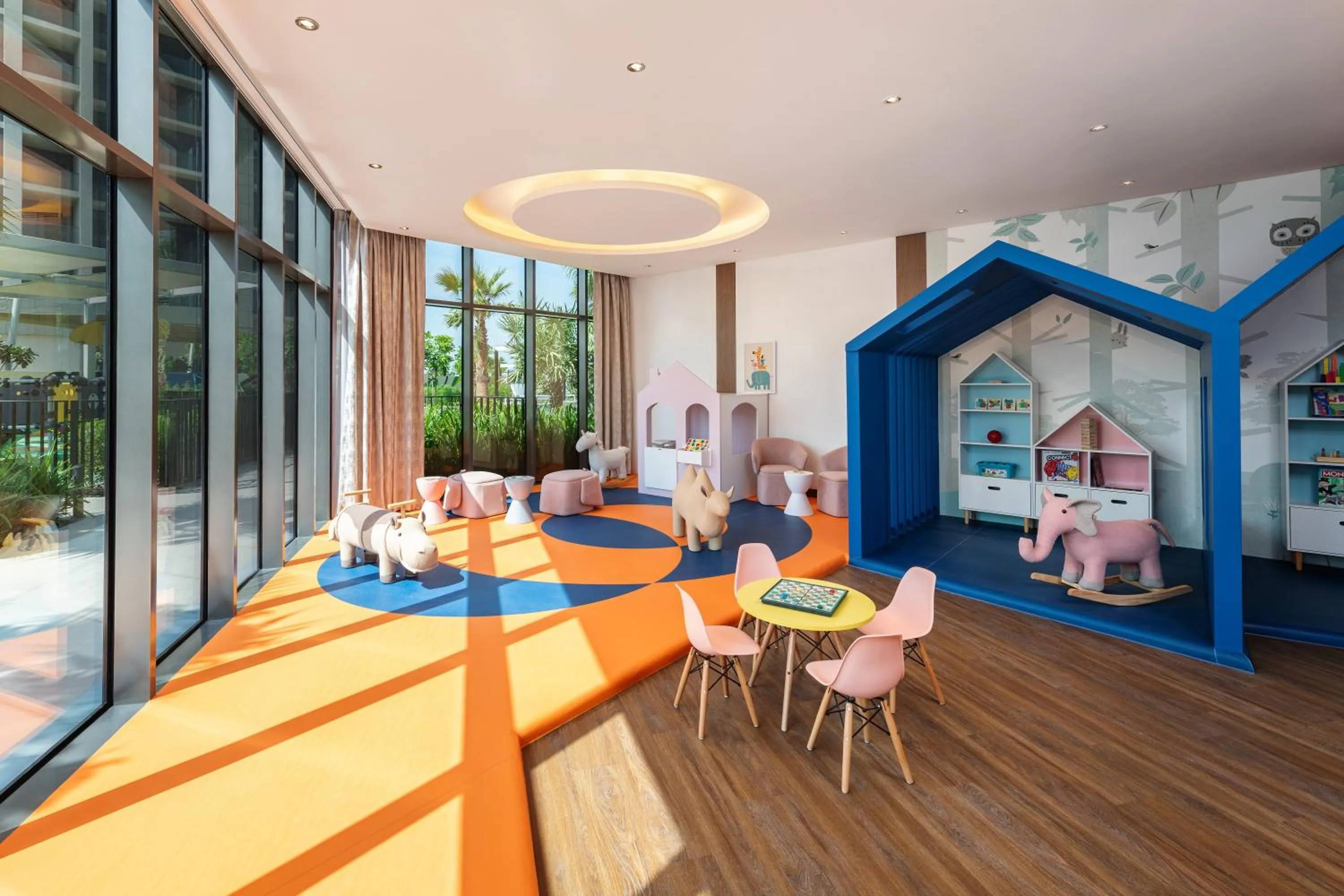 Seating area in DAMAC Maison Aykon City Dubai