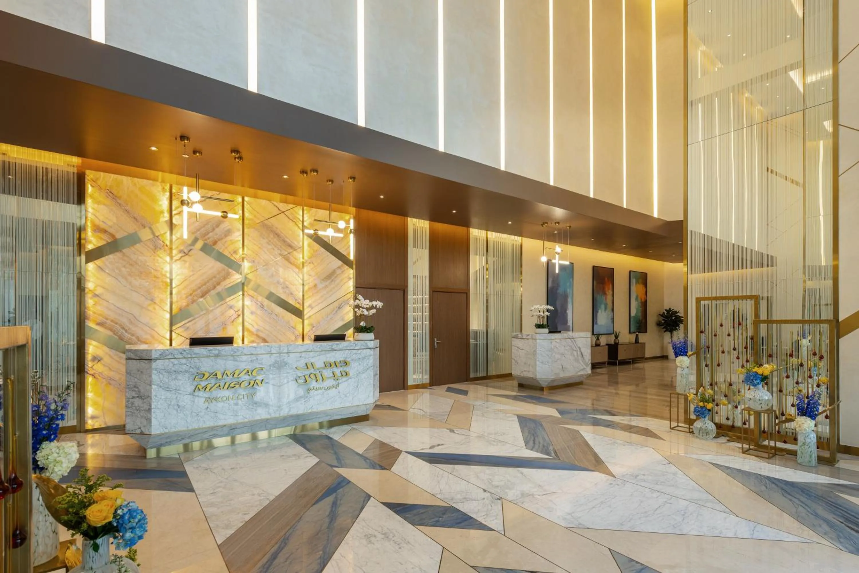 Lobby or reception in DAMAC Maison Aykon City Dubai
