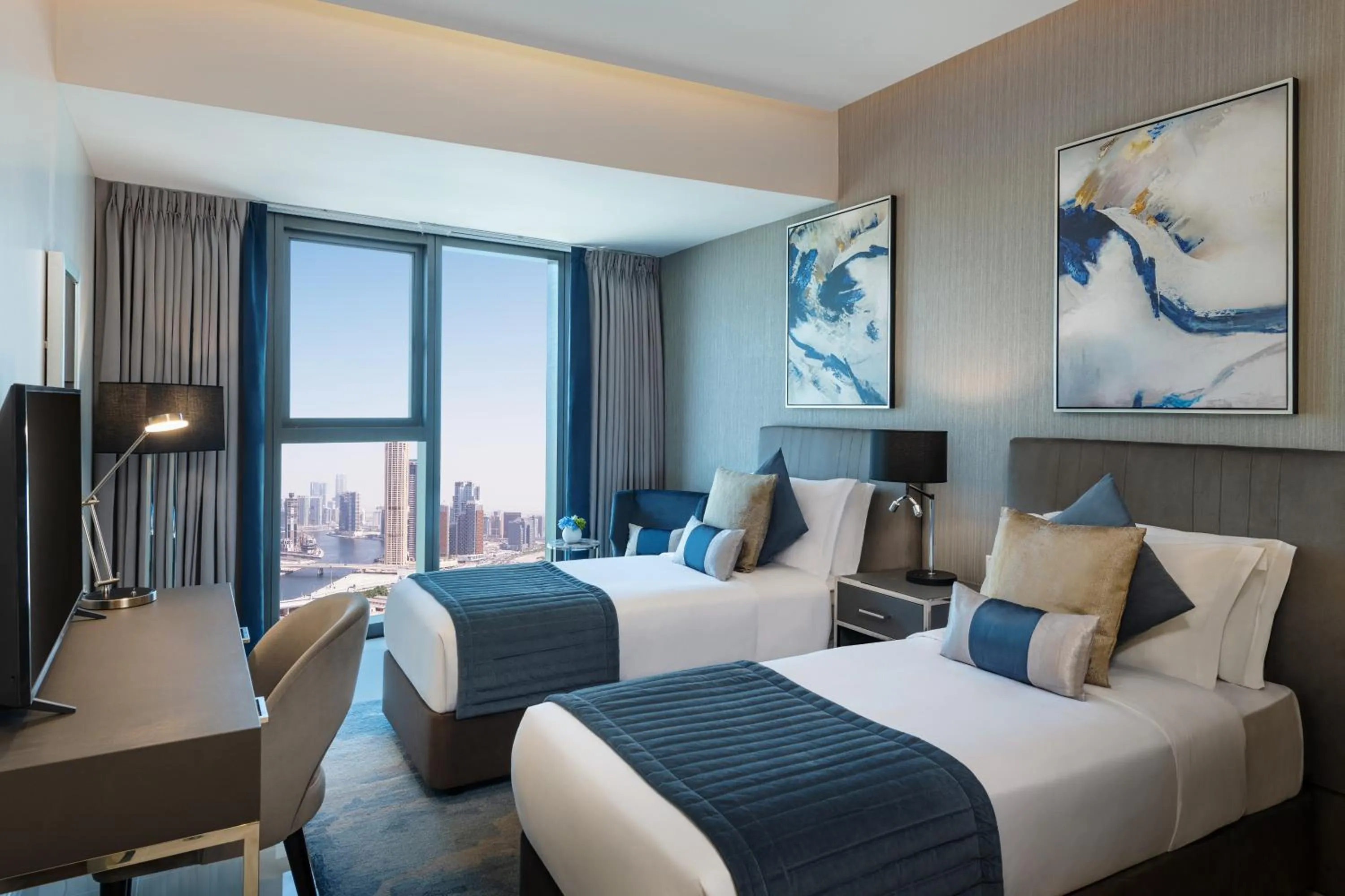 Bed in DAMAC Maison Aykon City Dubai