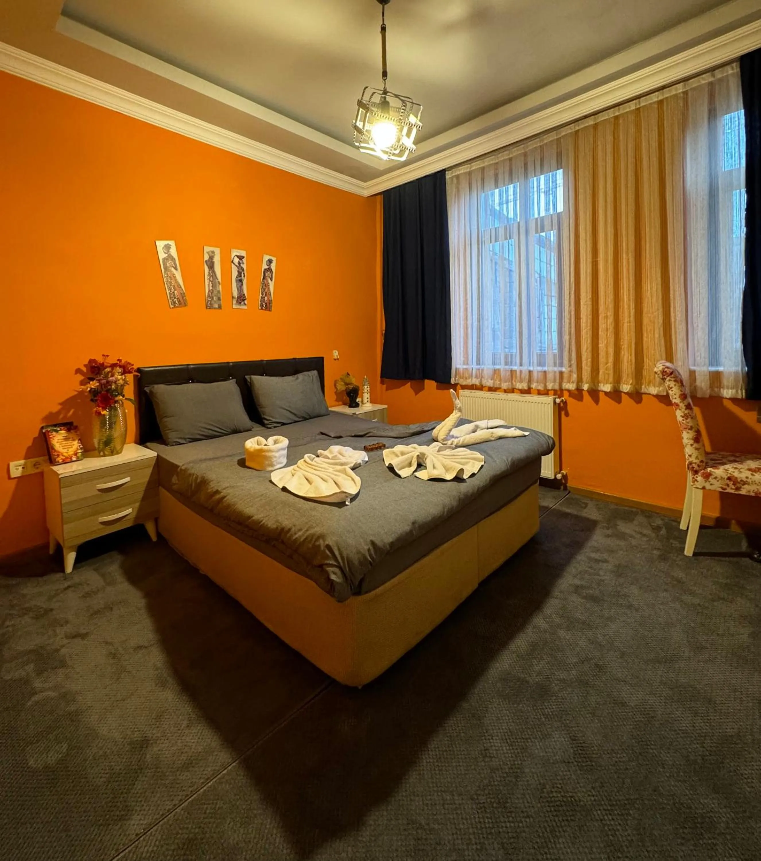 Bed in Taksim Pandora hotel