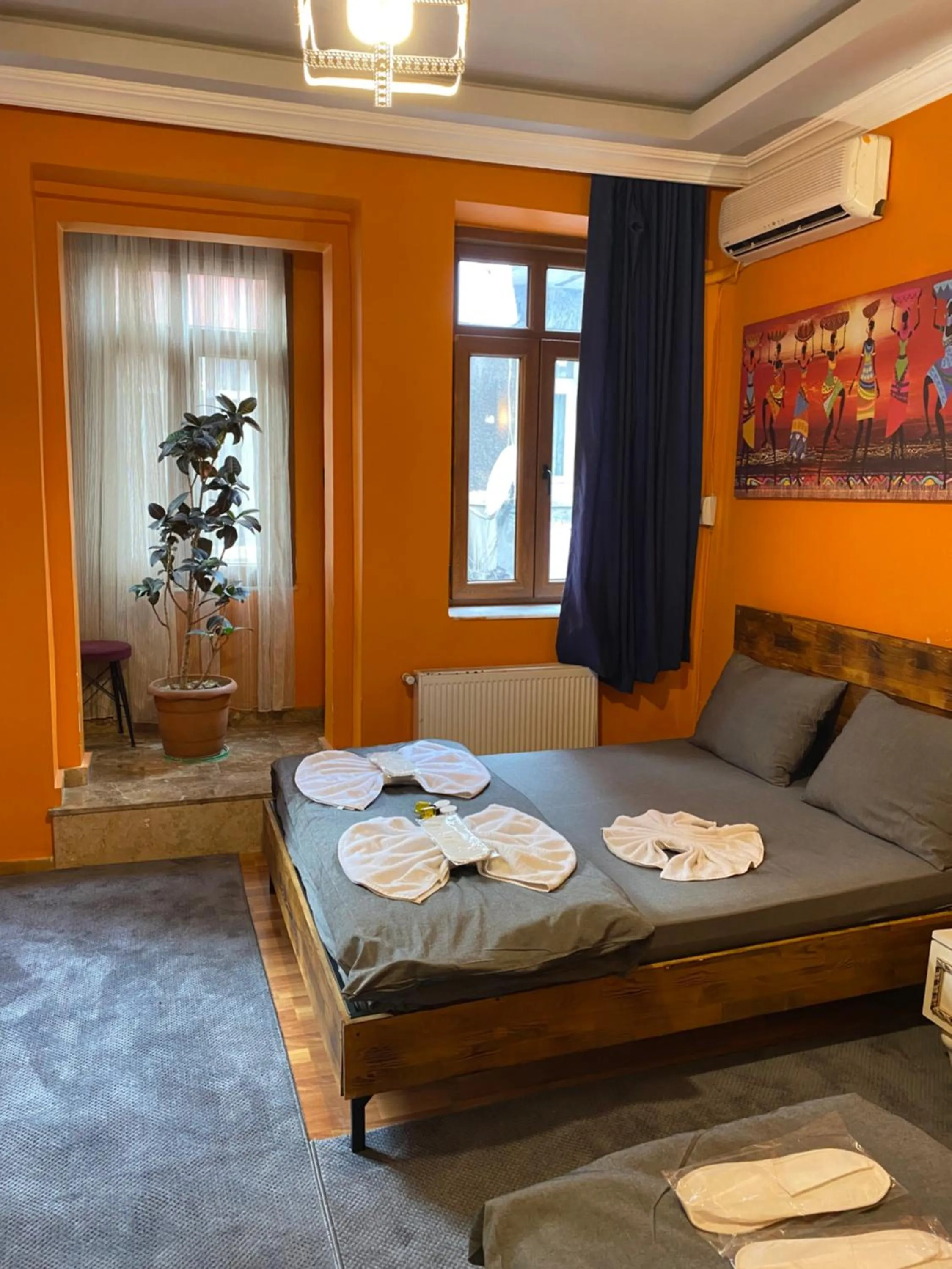 Bed in Taksim Pandora hotel