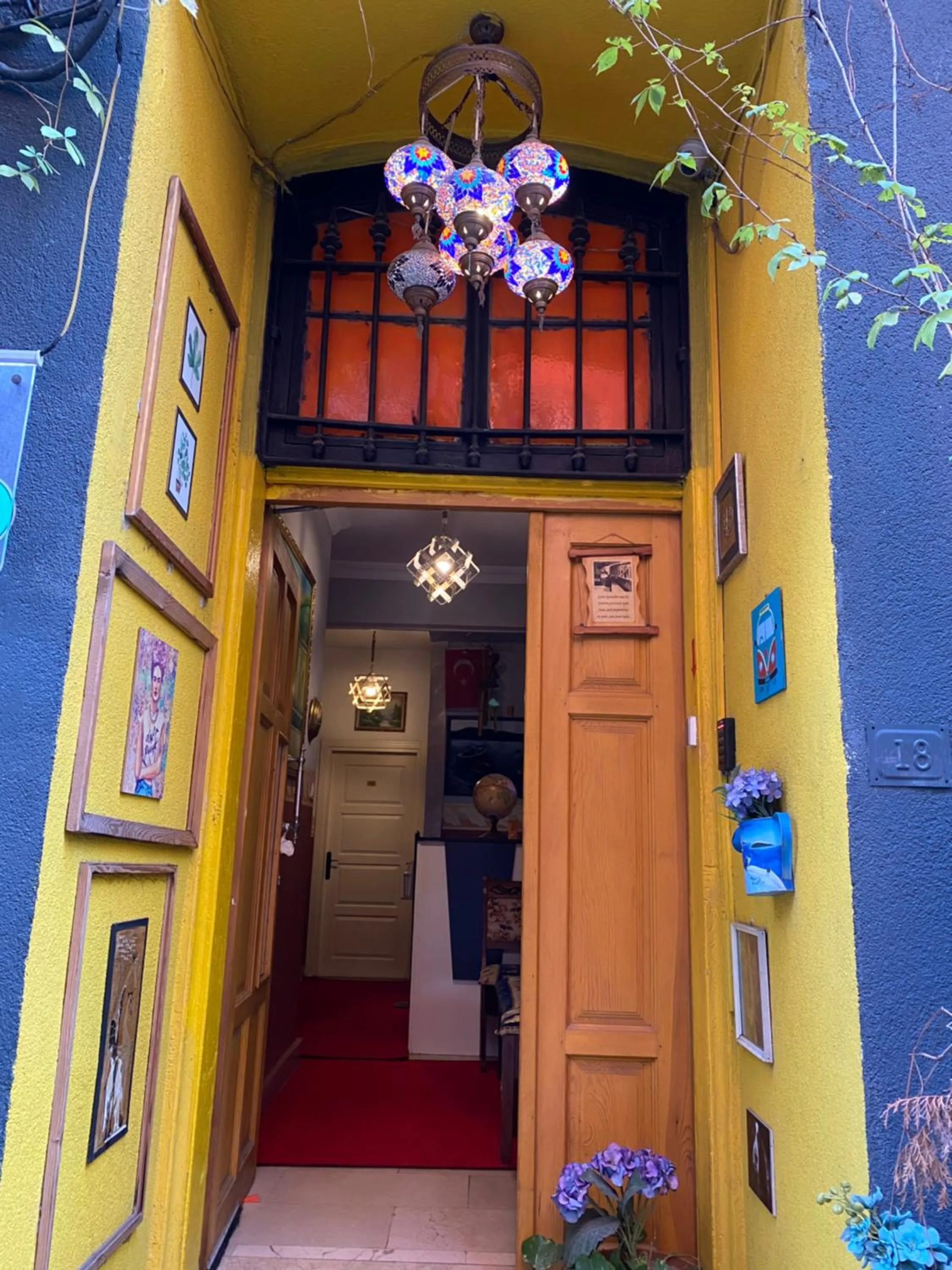 Facade/entrance in Taksim Pandora hotel