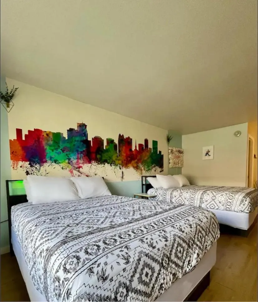 Bed in A & S Vacation Rooms