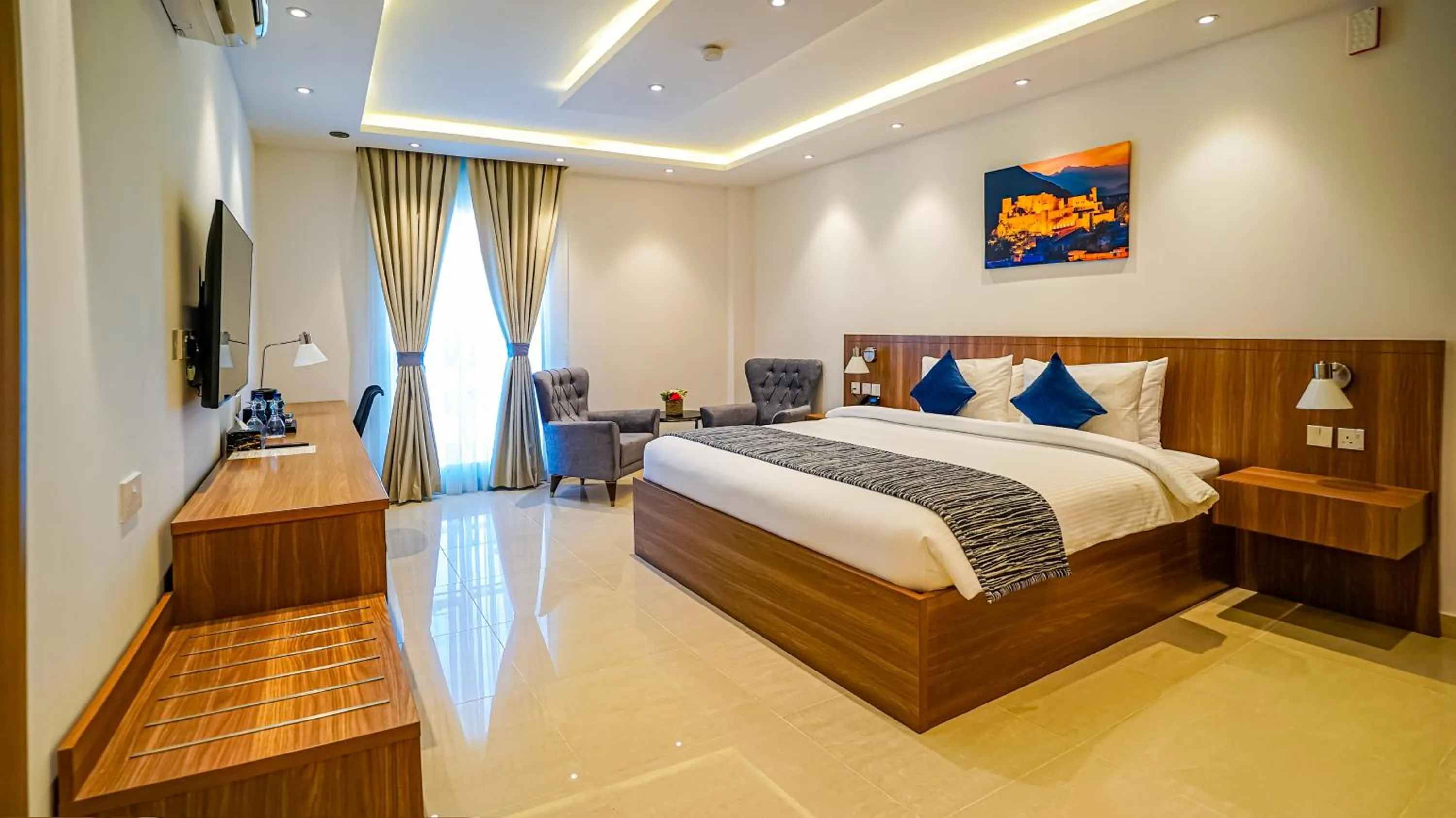 Bedroom, Bed in Duqm Express Hotel