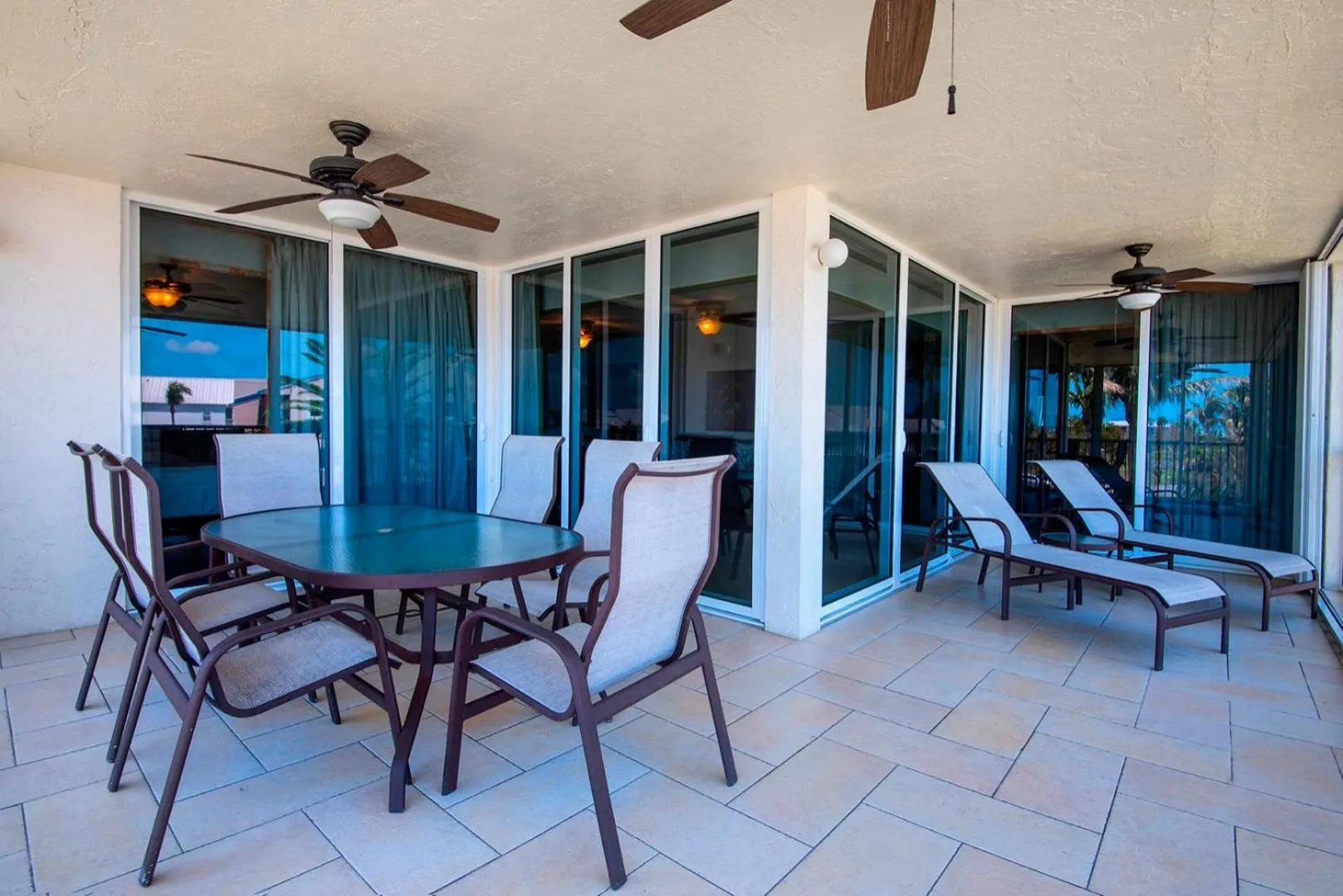 Patio in Villas at Hawks Cay Resort