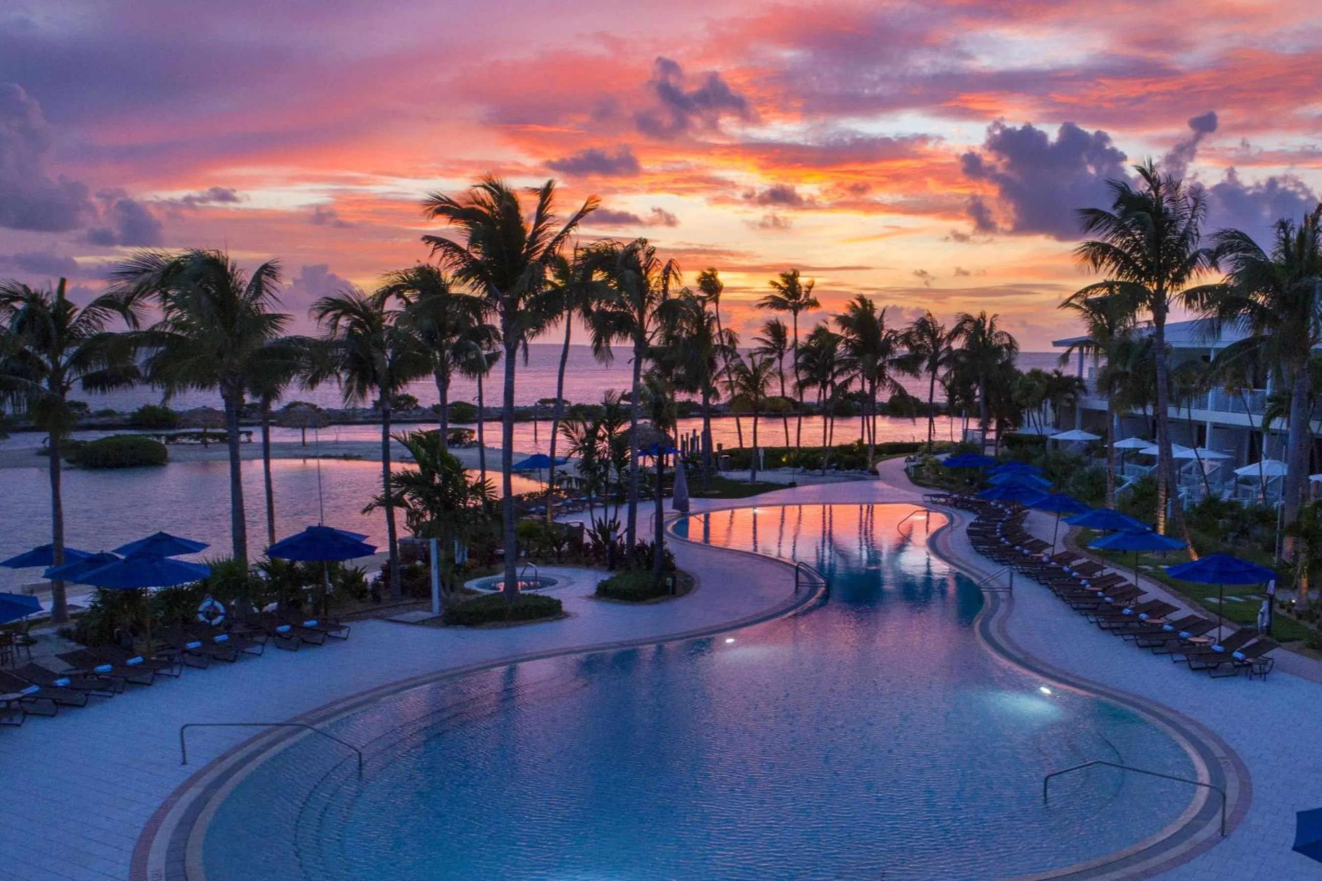 Pool view in Villas at Hawks Cay Resort