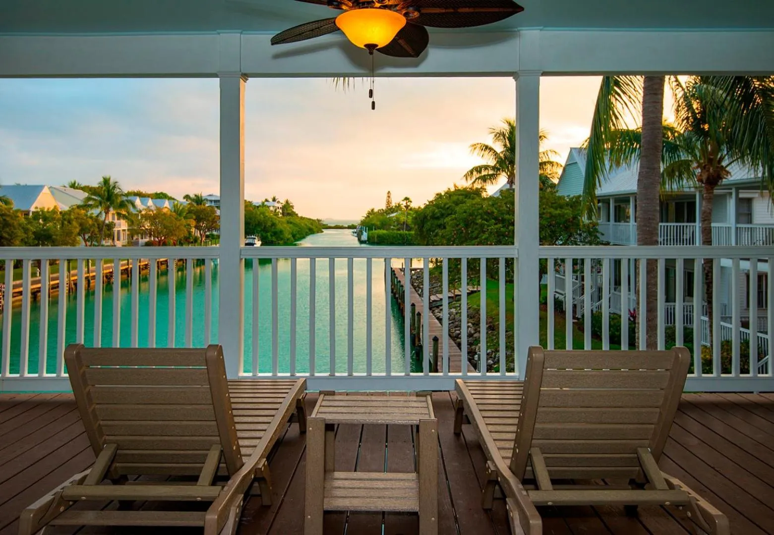 Balcony/Terrace in Villas at Hawks Cay Resort