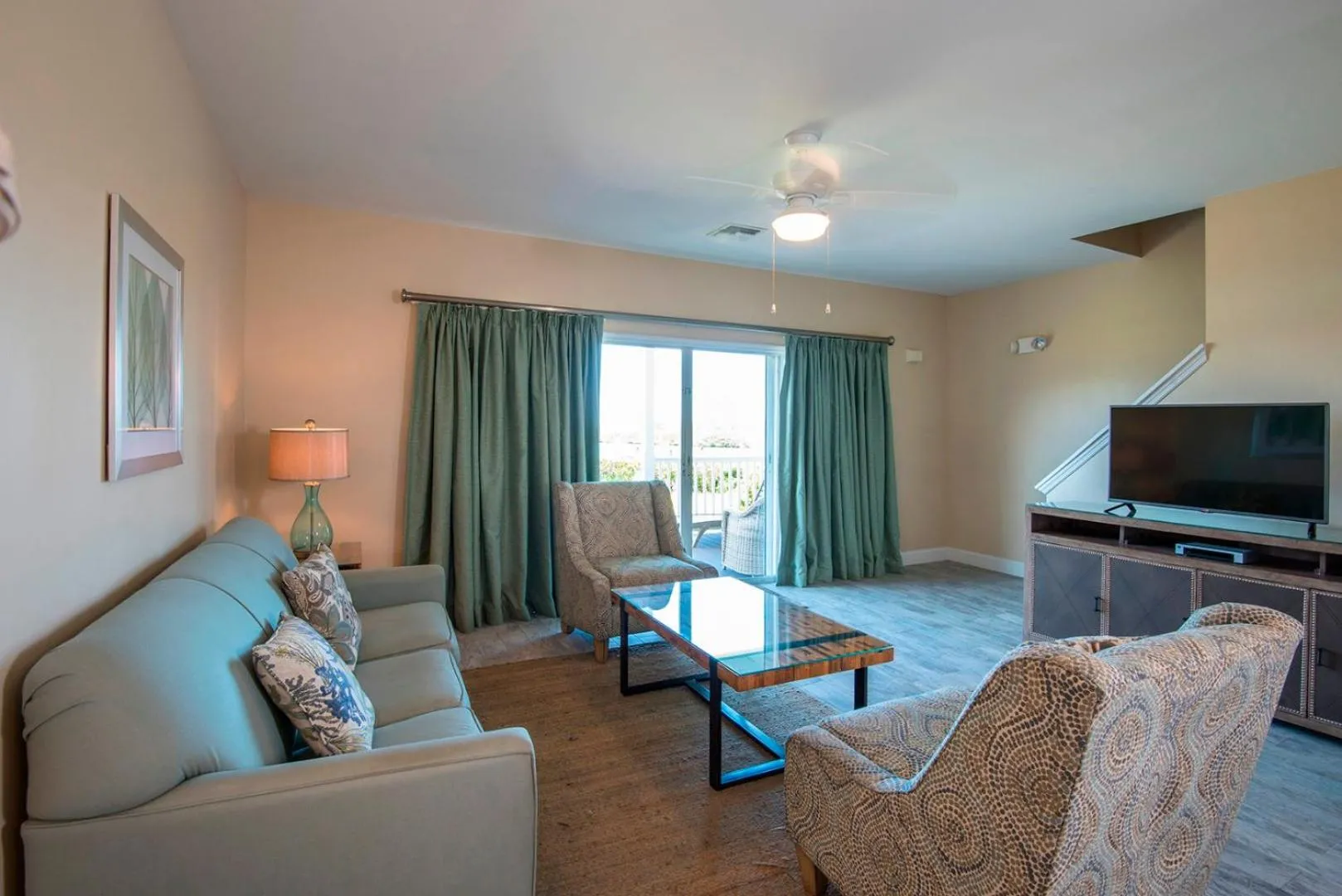 Living room in Villas at Hawks Cay Resort
