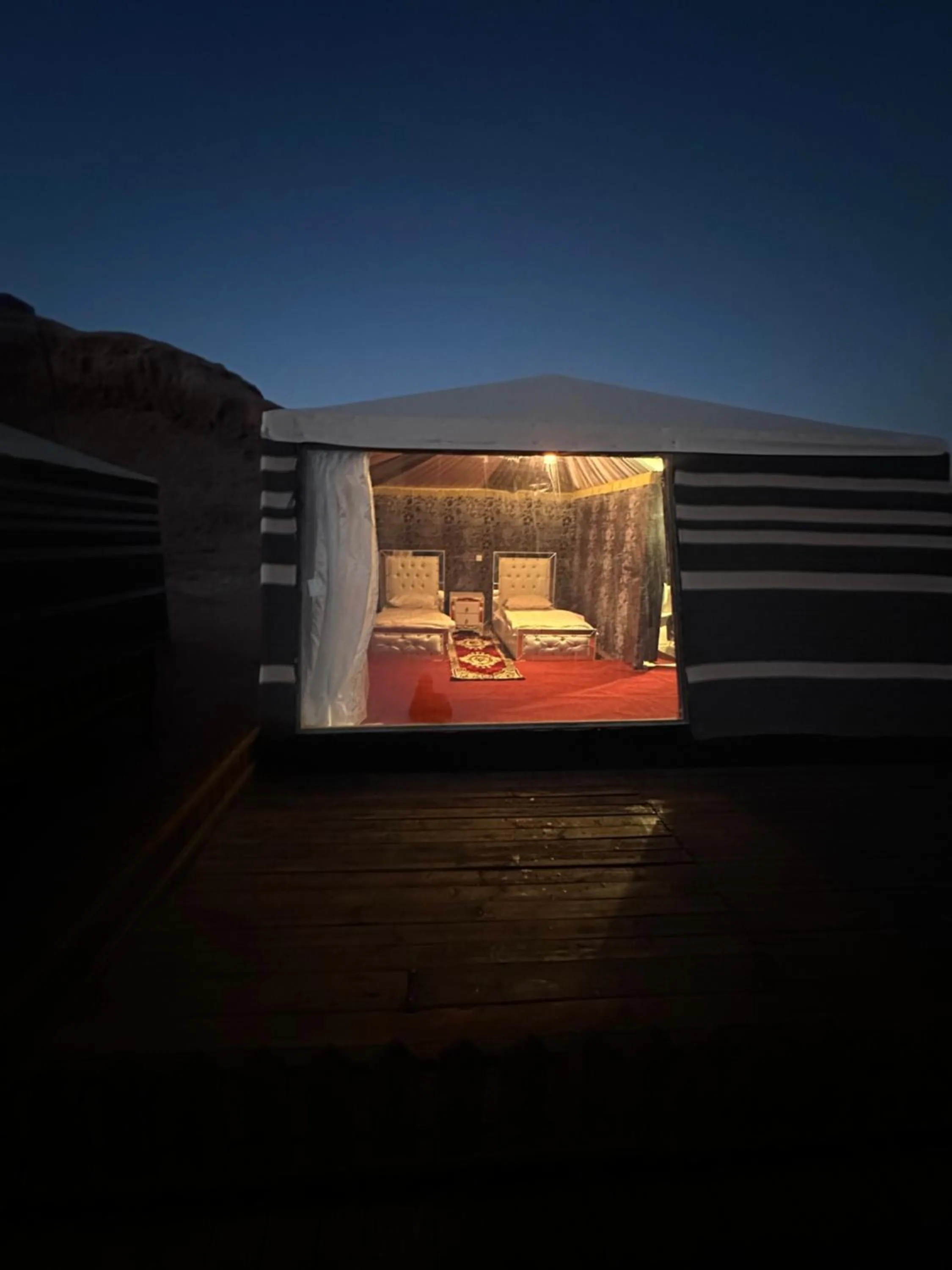 Bed in Bedouin& camp