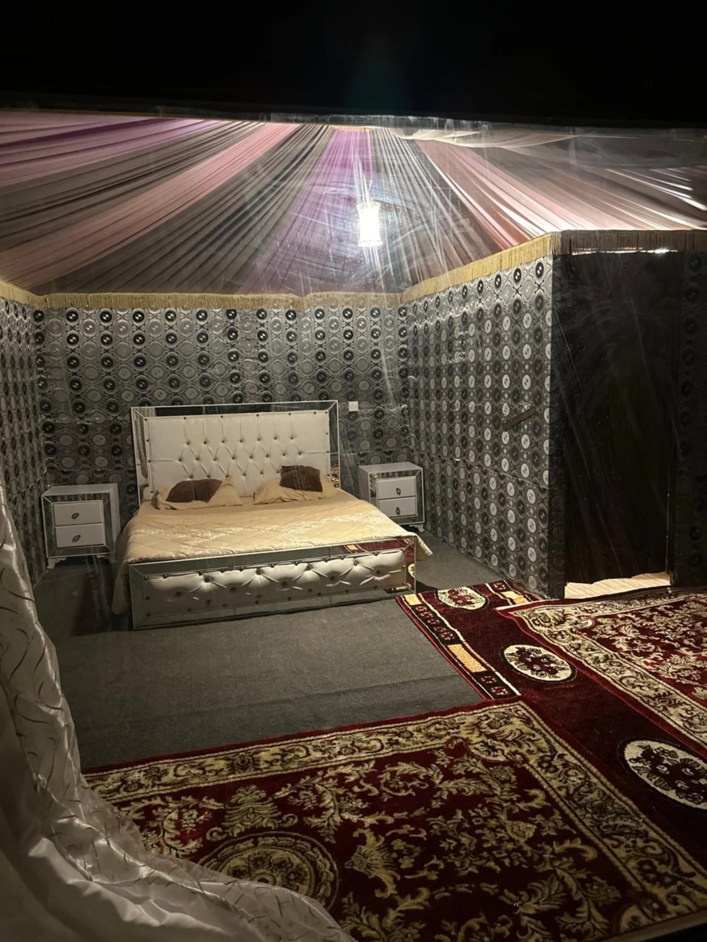 Bed in Bedouin& camp