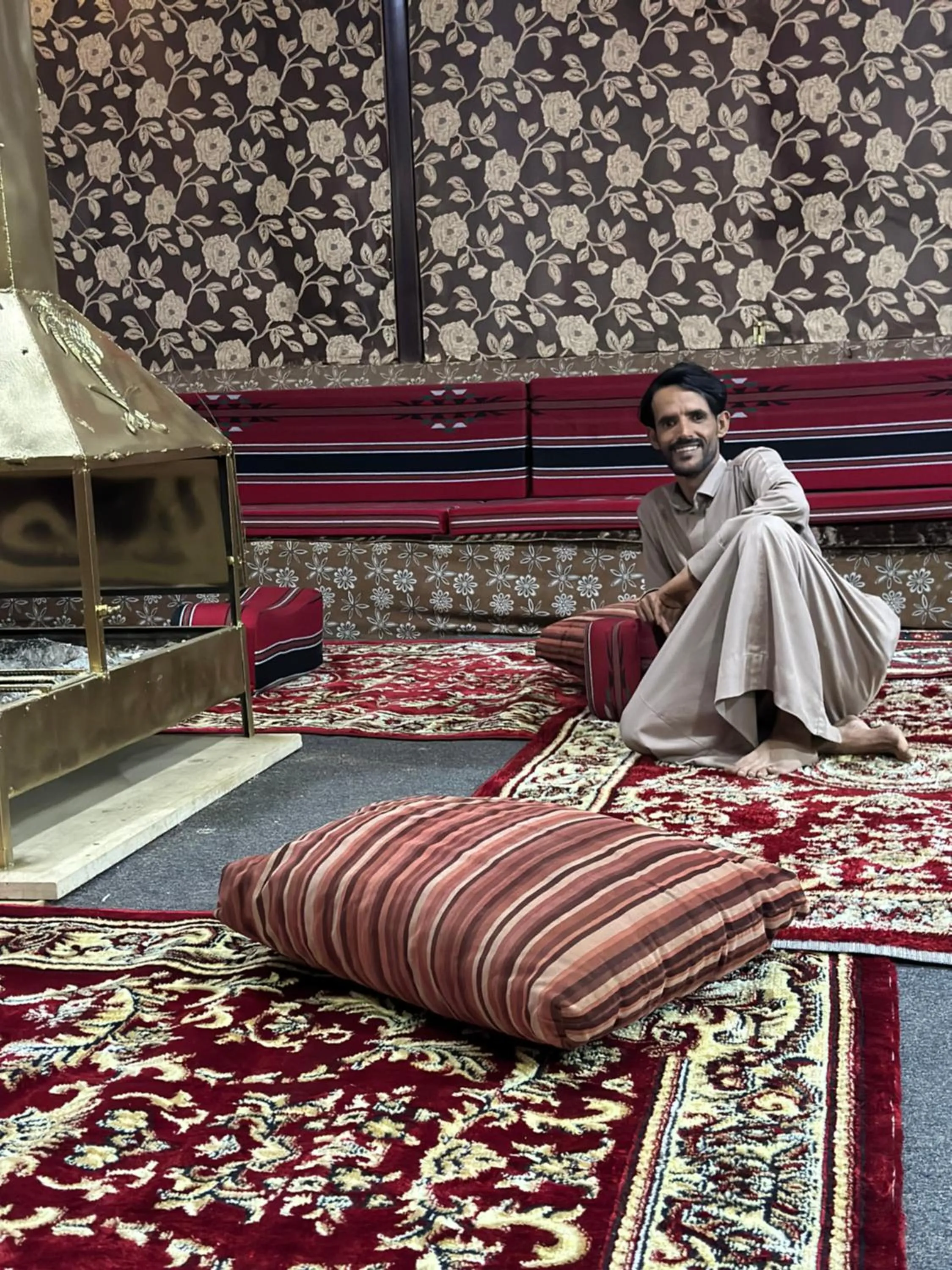 Bed in Bedouin& camp