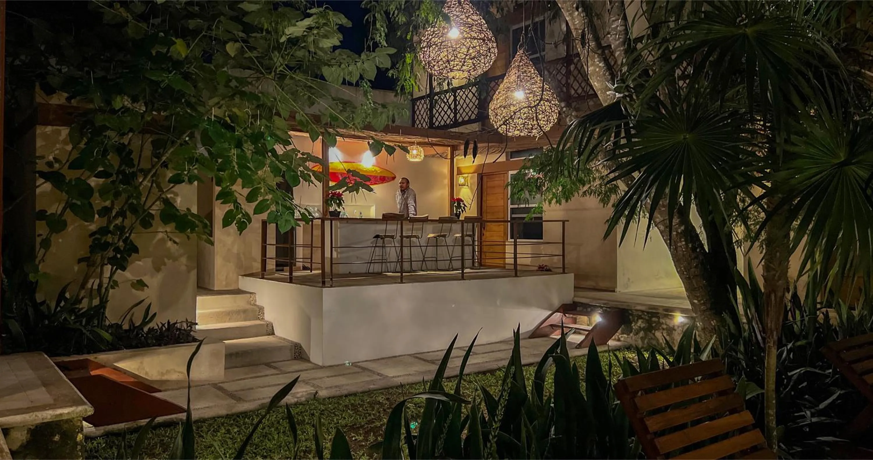 Lounge or bar in Casa Cielito Lindo Cozumel