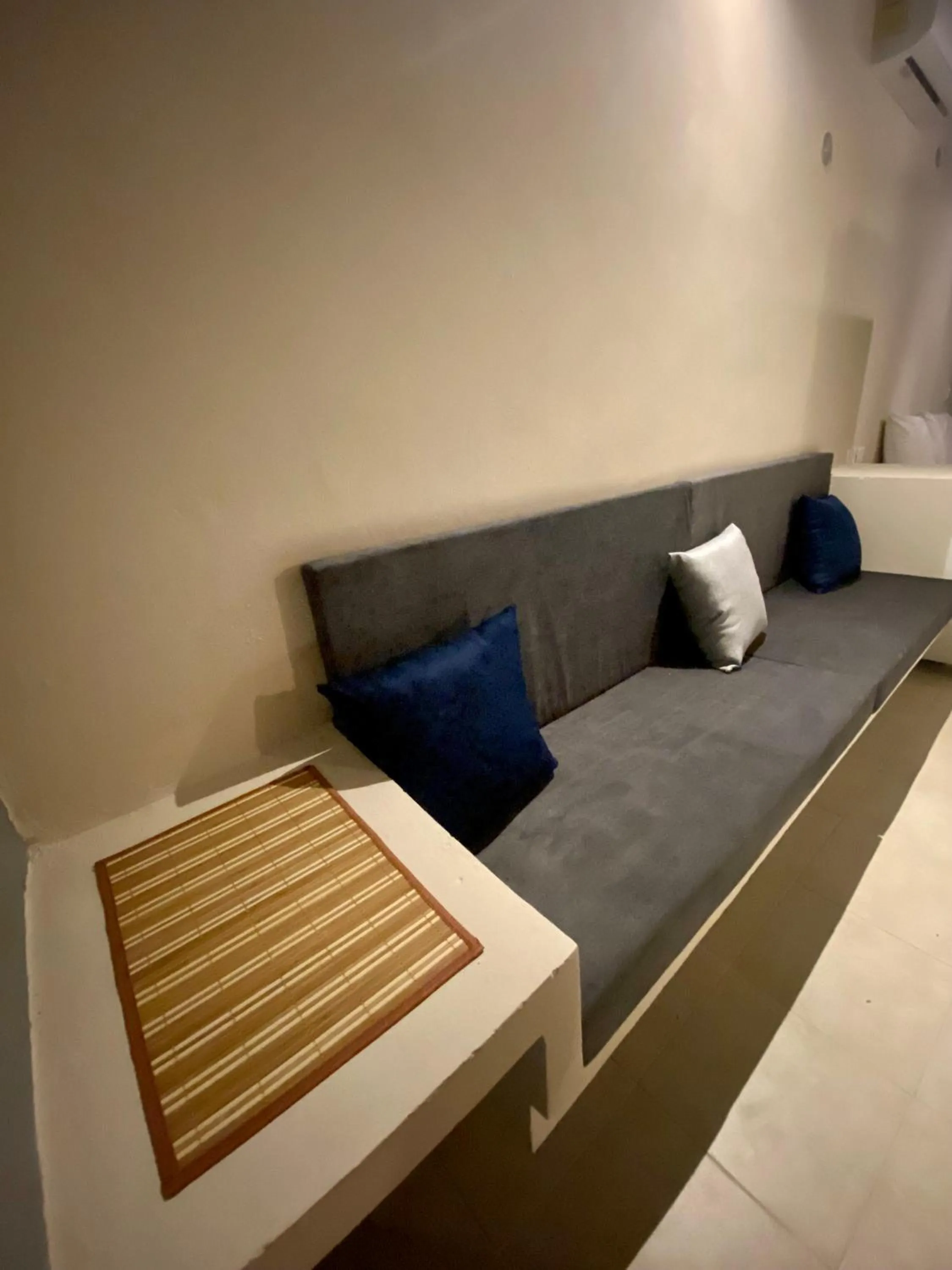 Living room, Bed in Casa Cielito Lindo Cozumel