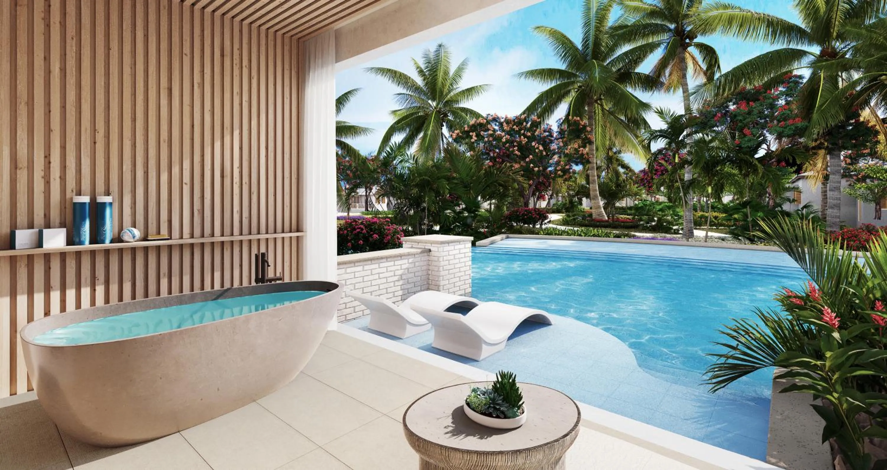 Patio in Sandals St. Vincent All Inclusive Couples Only