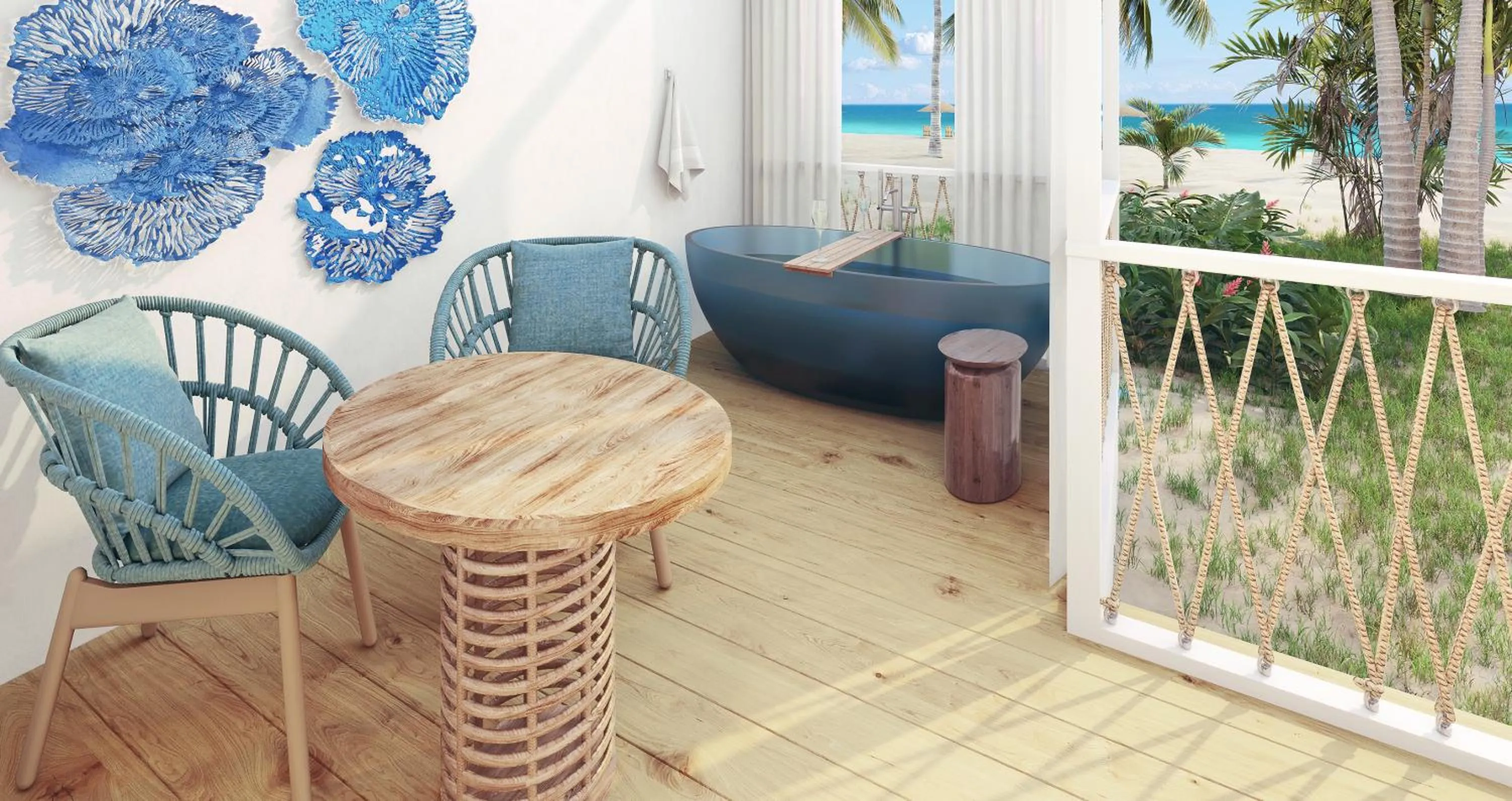 Balcony/Terrace in Sandals St. Vincent All Inclusive Couples Only