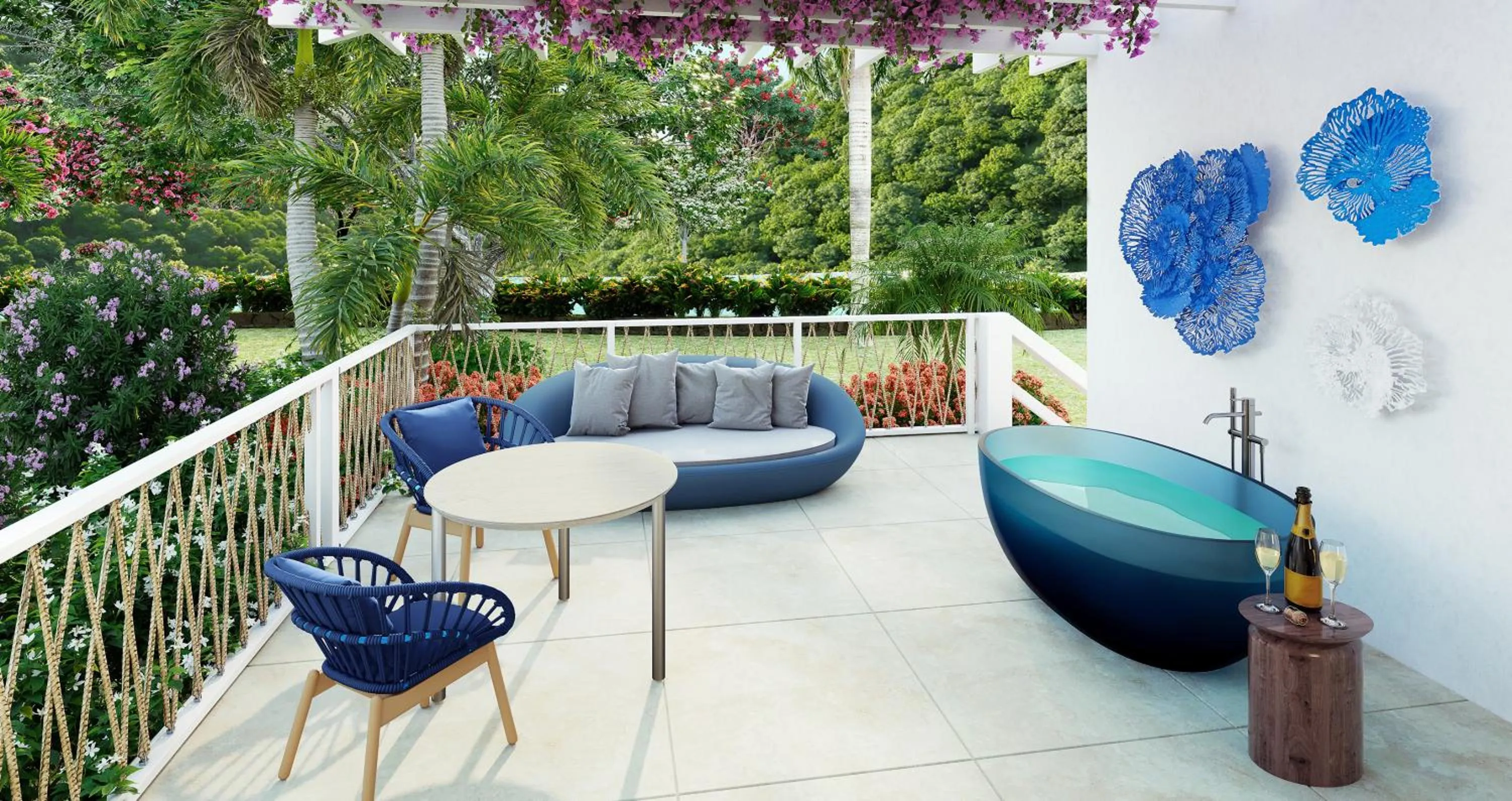 Balcony/Terrace in Sandals St. Vincent All Inclusive Couples Only