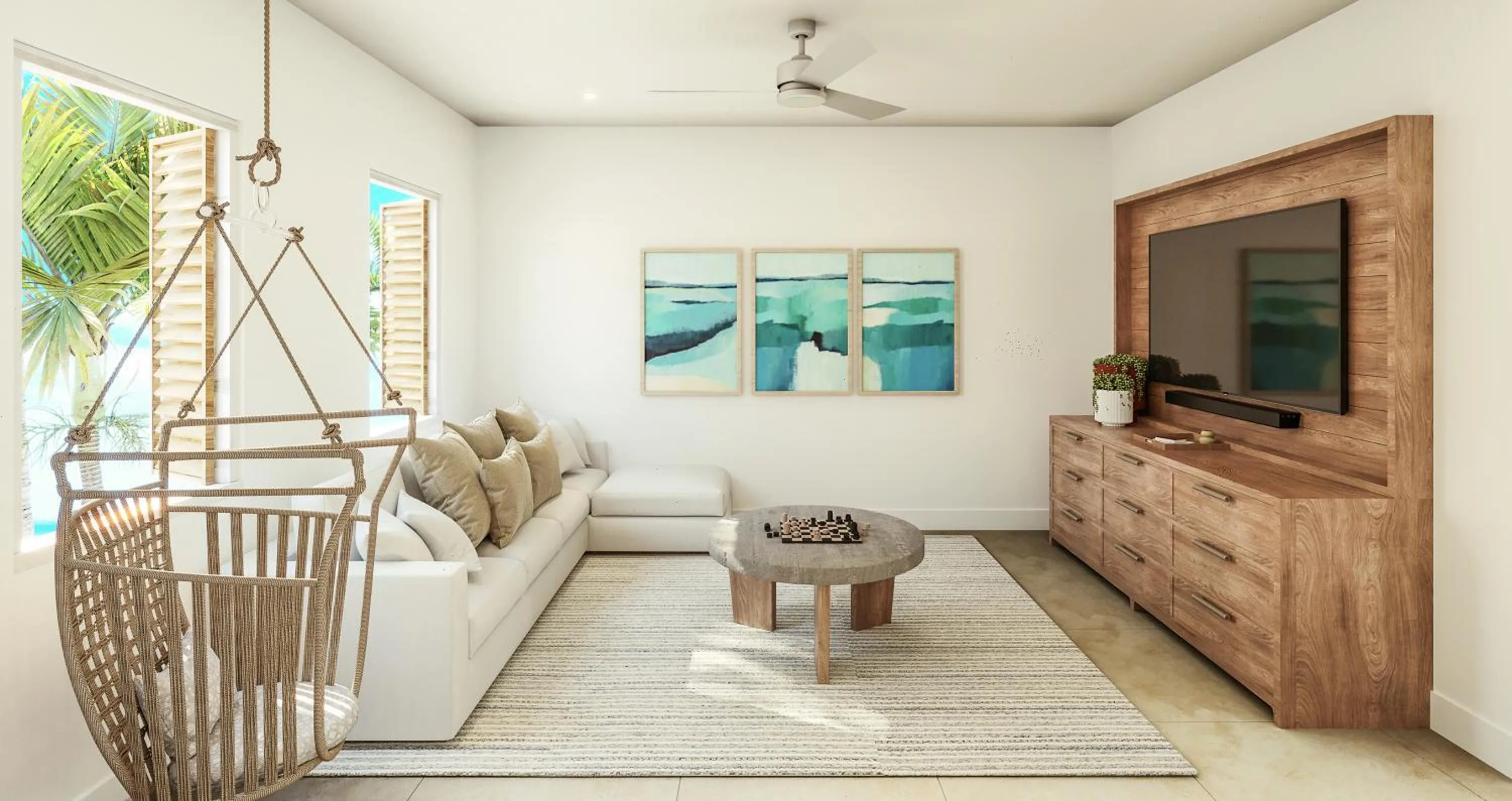 Living room in Sandals St. Vincent All Inclusive Couples Only