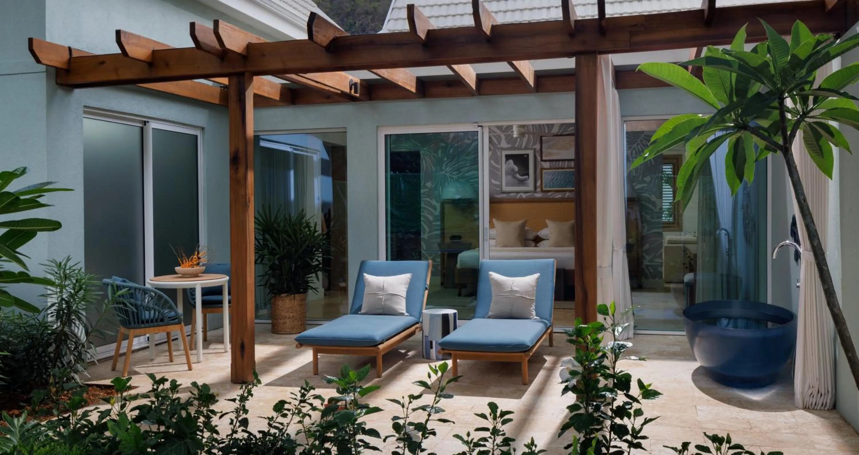 Patio in Sandals St. Vincent All Inclusive Couples Only