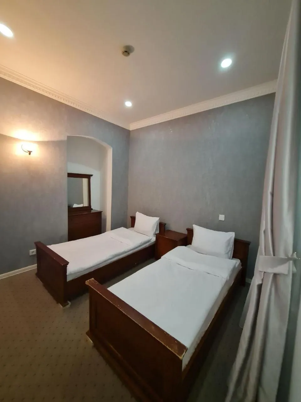 Bed in Swan Hotel Baku