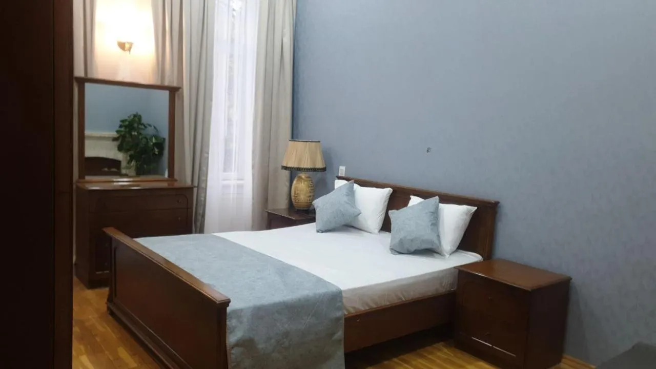 Bed in Swan Hotel Baku