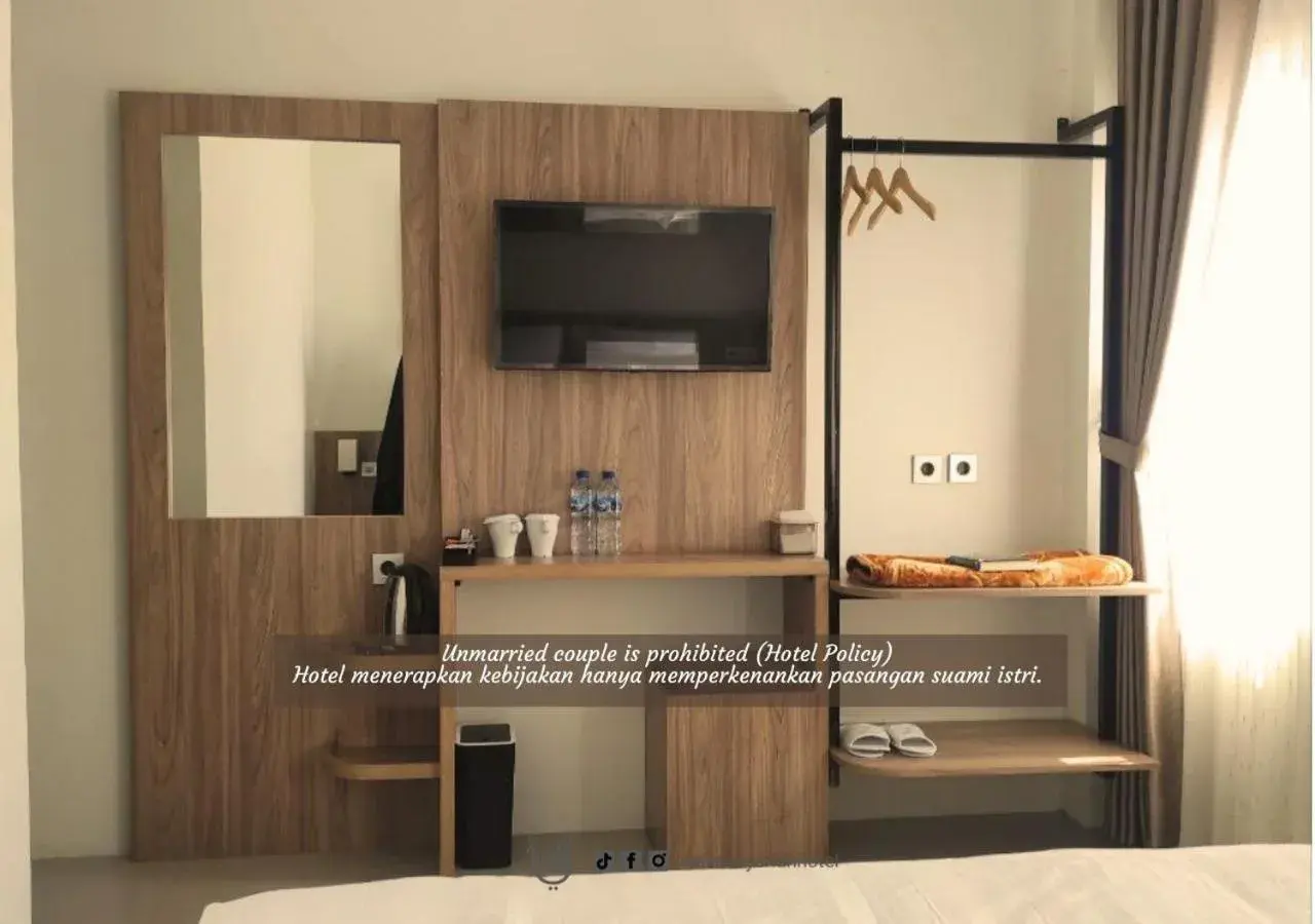 Bed in The Safiina Point Syariah Hotel Bed in The Safiina Point Syariah Hotel