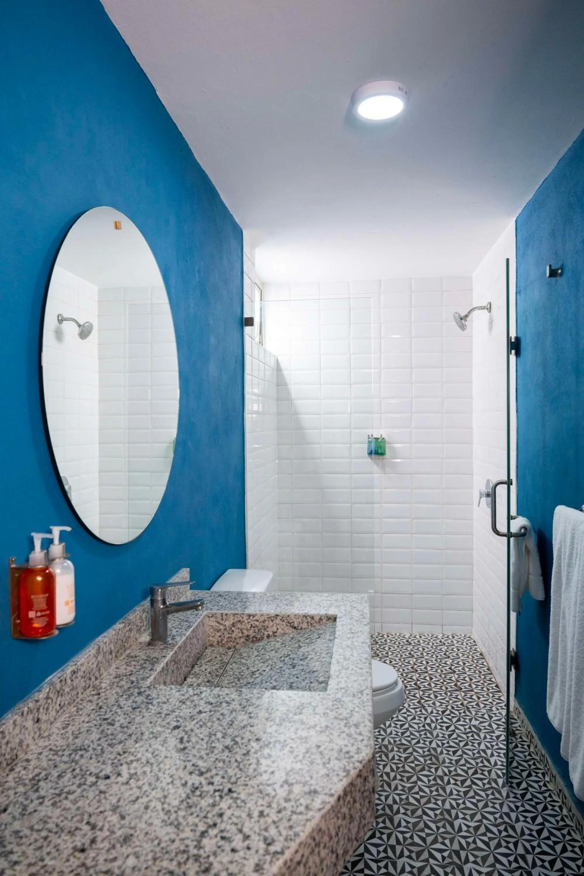 Bathroom in Vista Express Guadalajara Expo SureStay Collection by BW