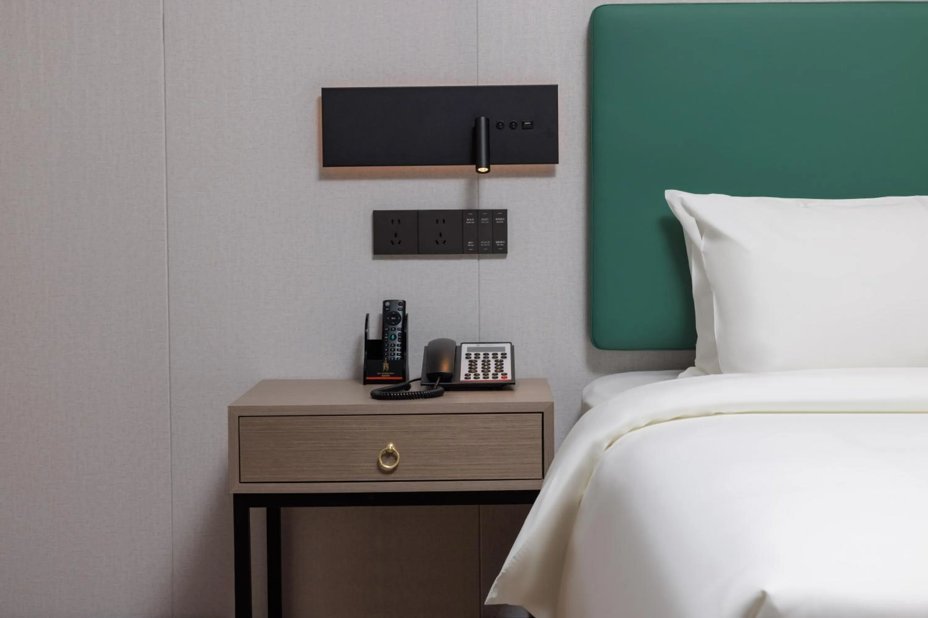 Decorative detail, Bed in Feili International Hotel