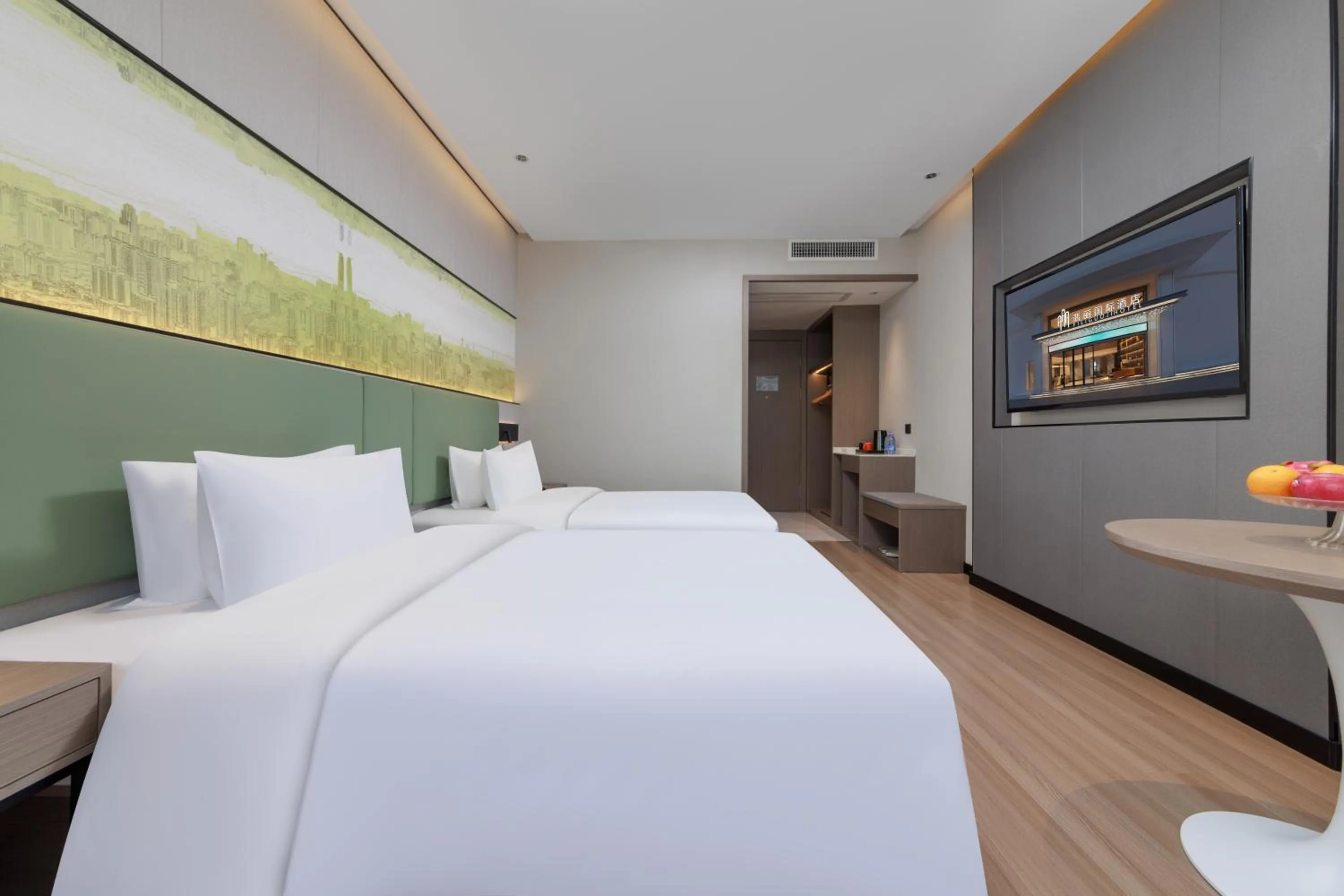 Photo of the whole room, Bed in Feili International Hotel