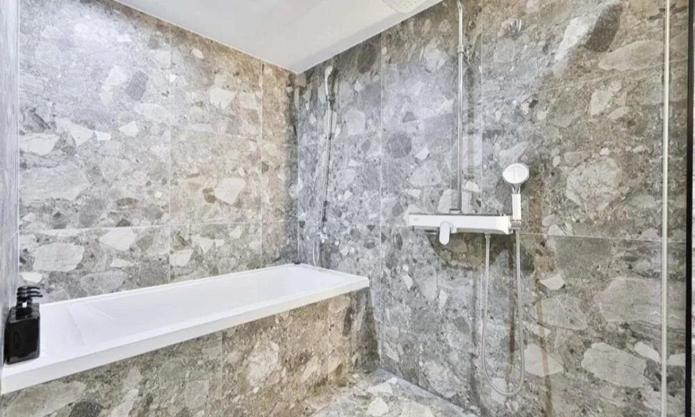 Shower in Beyond Hotel